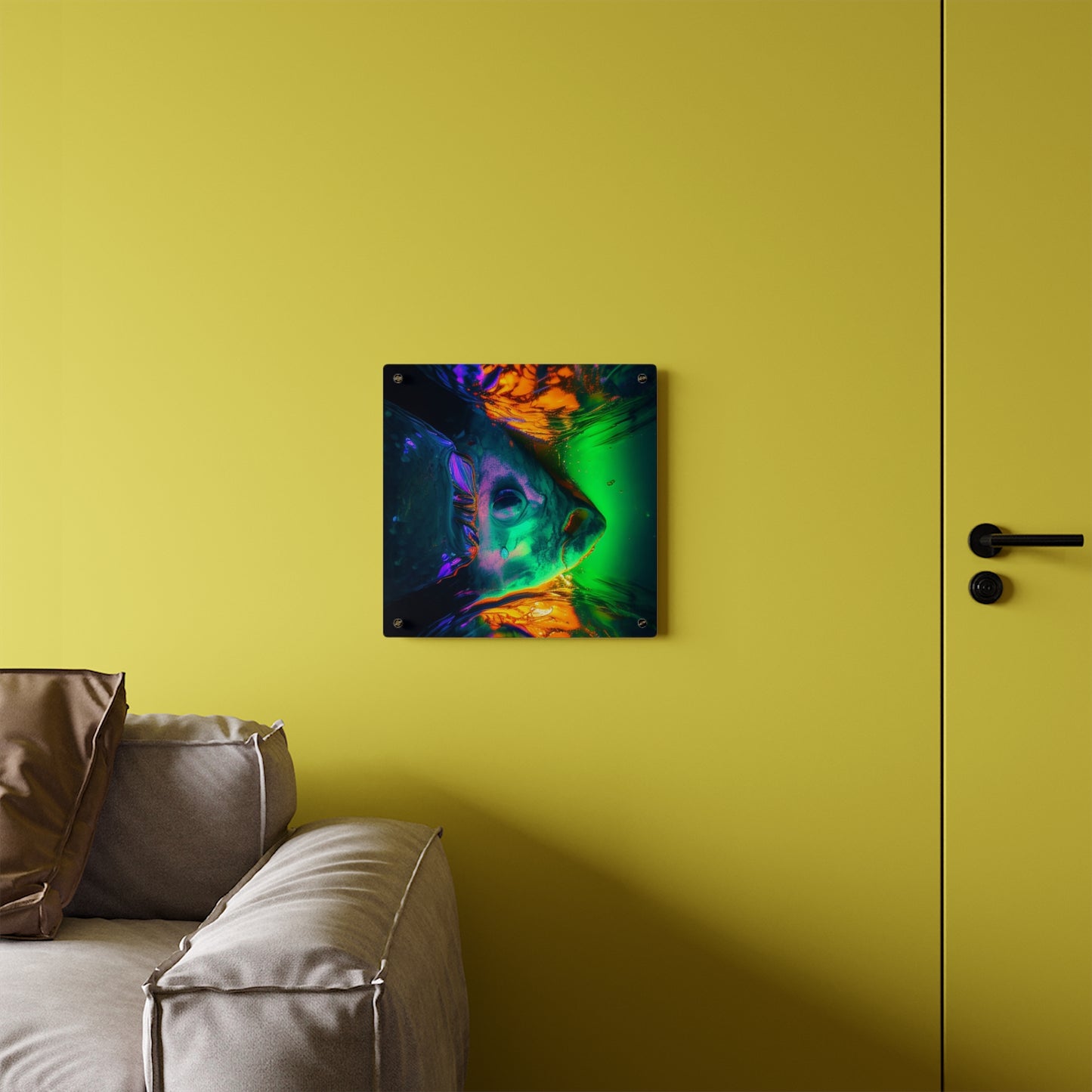 Acrylic Wall Art Panels Florescent Glow 1