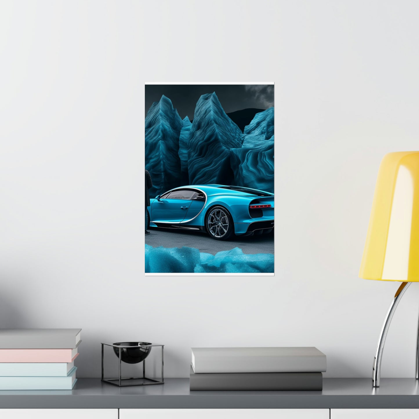 Premium Matte Vertical Posters Bugatti Real Look 3