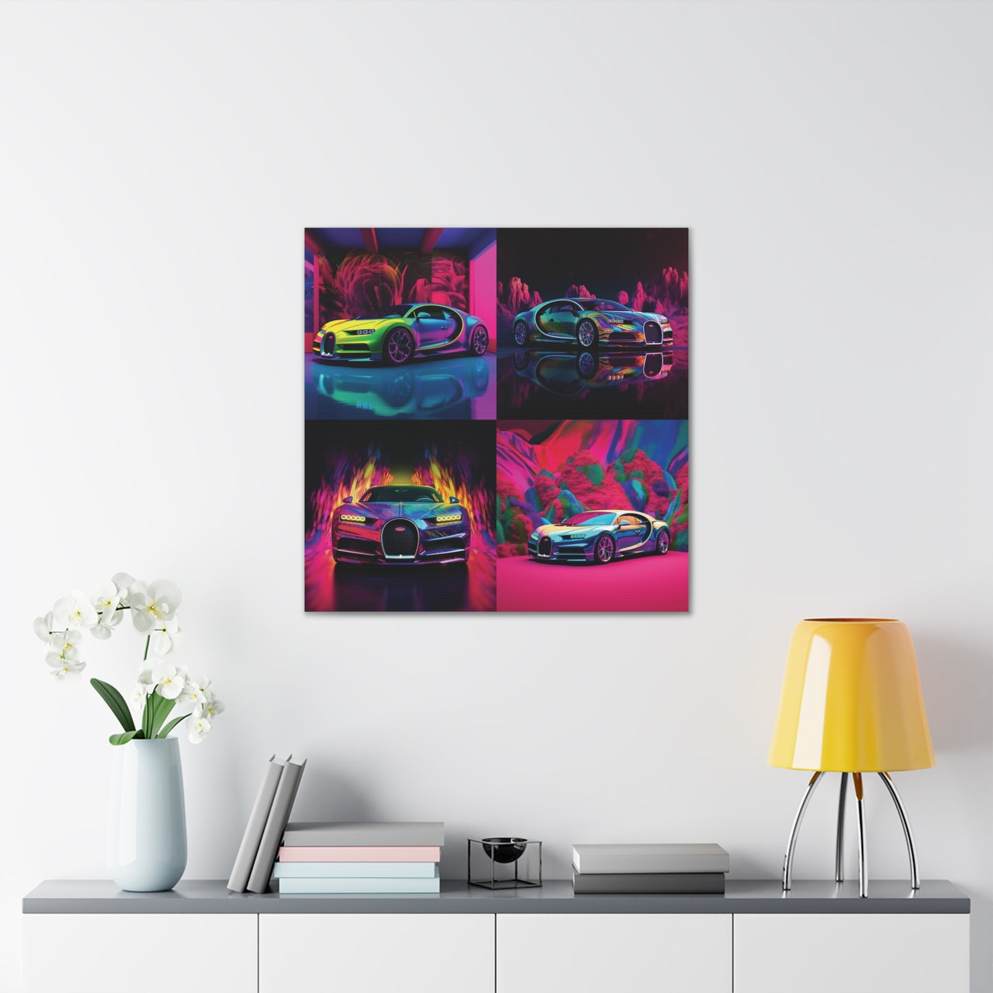 Canvas Gallery Wraps Florescent Bugatti Flair 5