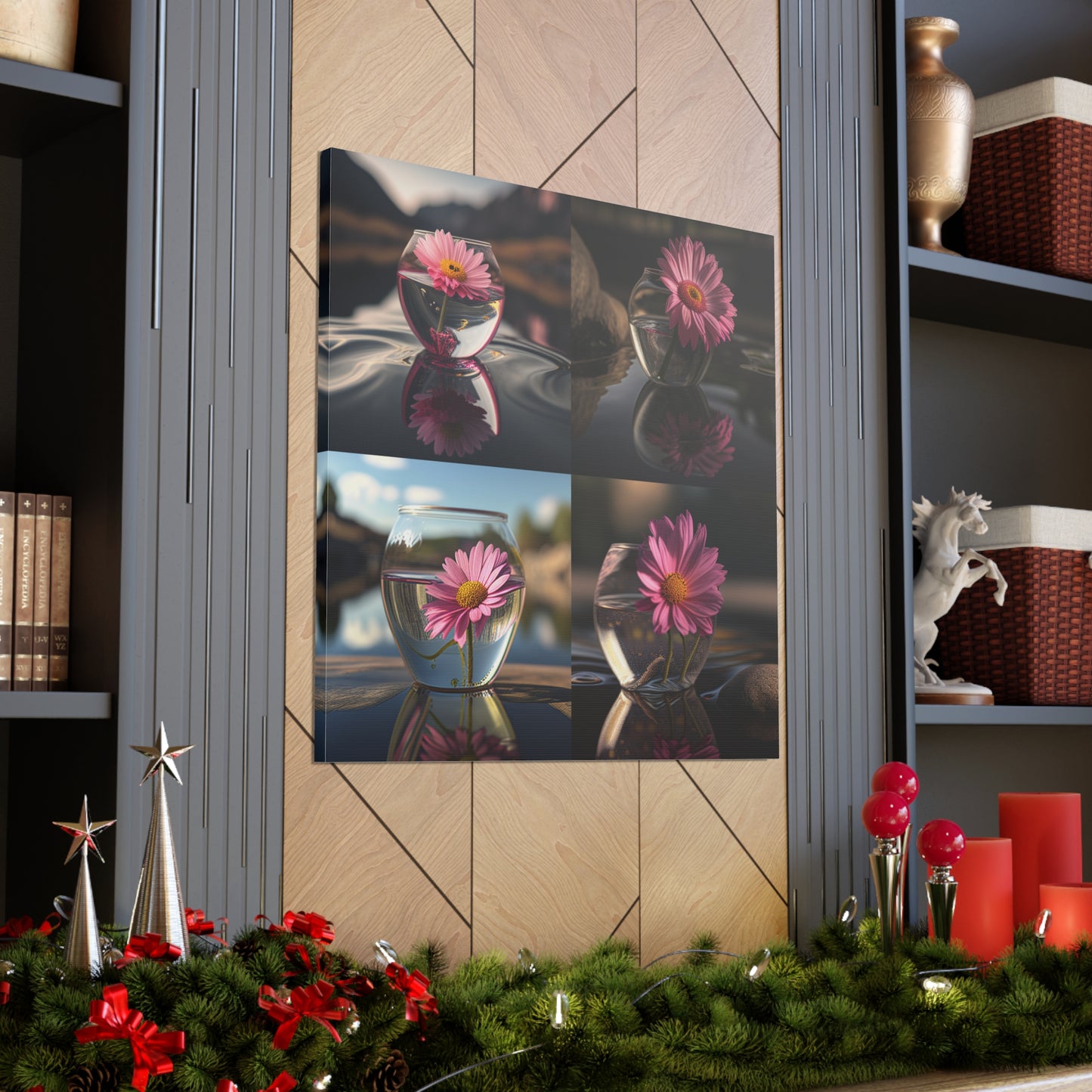 Canvas Gallery Wraps Pink Daisy 5
