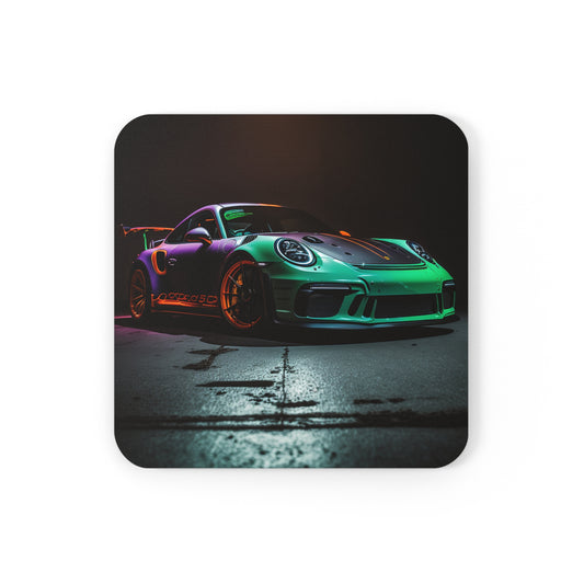 Cork Back Coaster Porsche Color 4