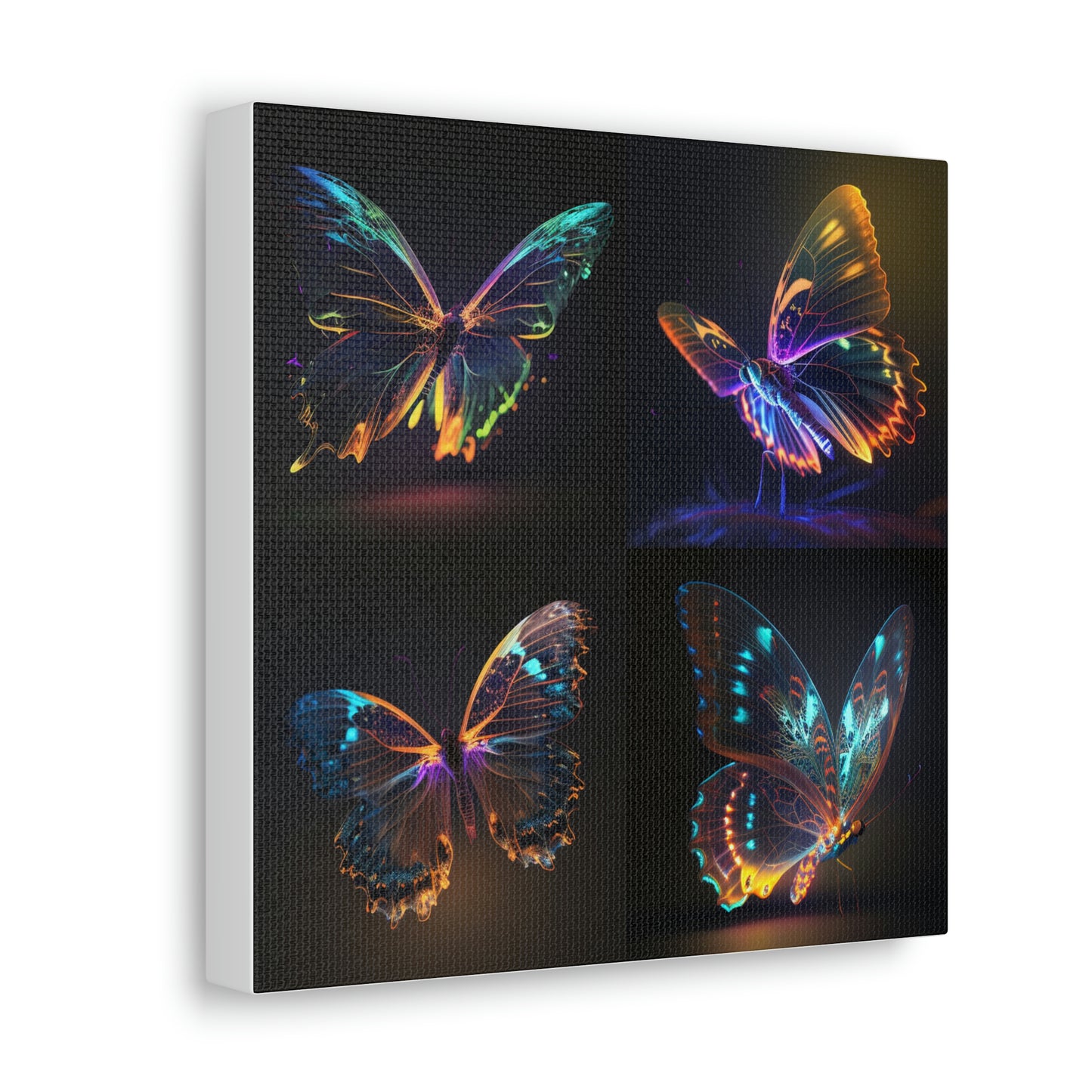 butterfly neon glow