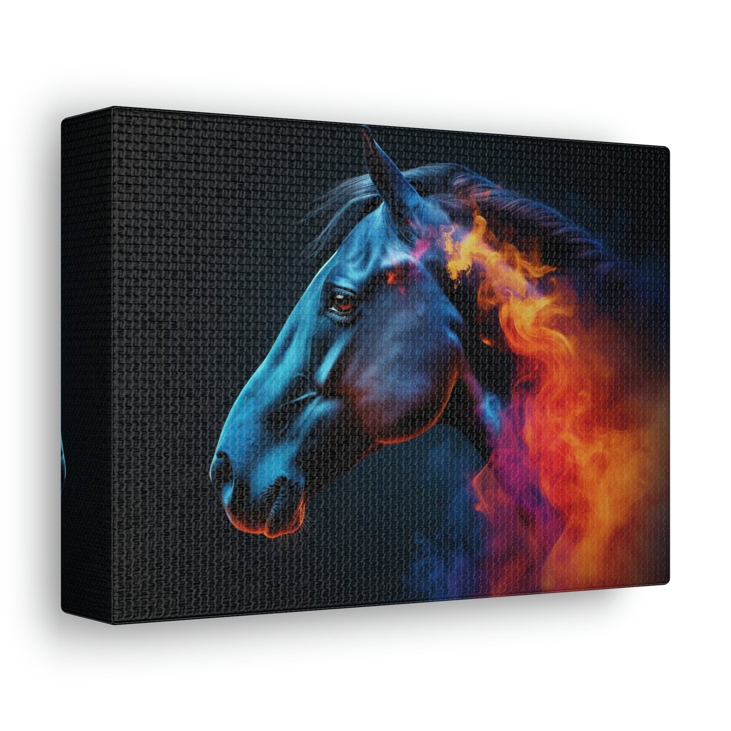 Canvas Gallery Wraps Neon Horses 4