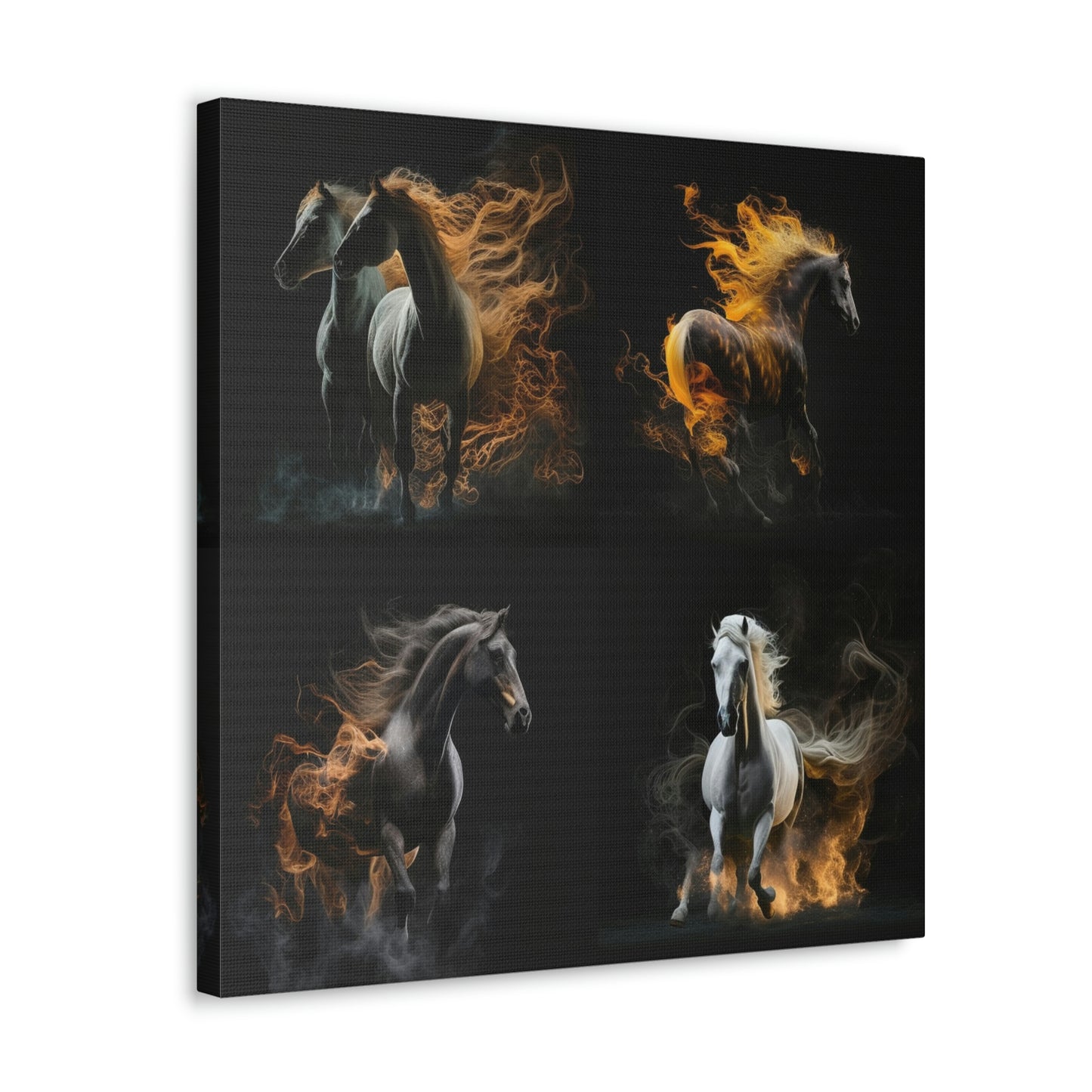 Canvas Gallery Wraps Fire Mane 4 Pack