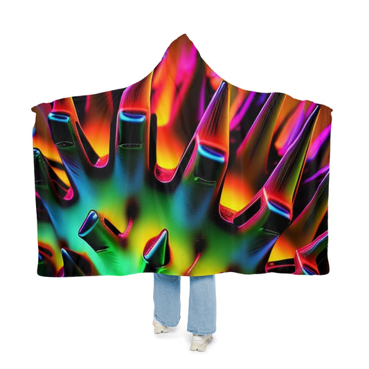 Snuggle Blanket Macro Neon Spike 2