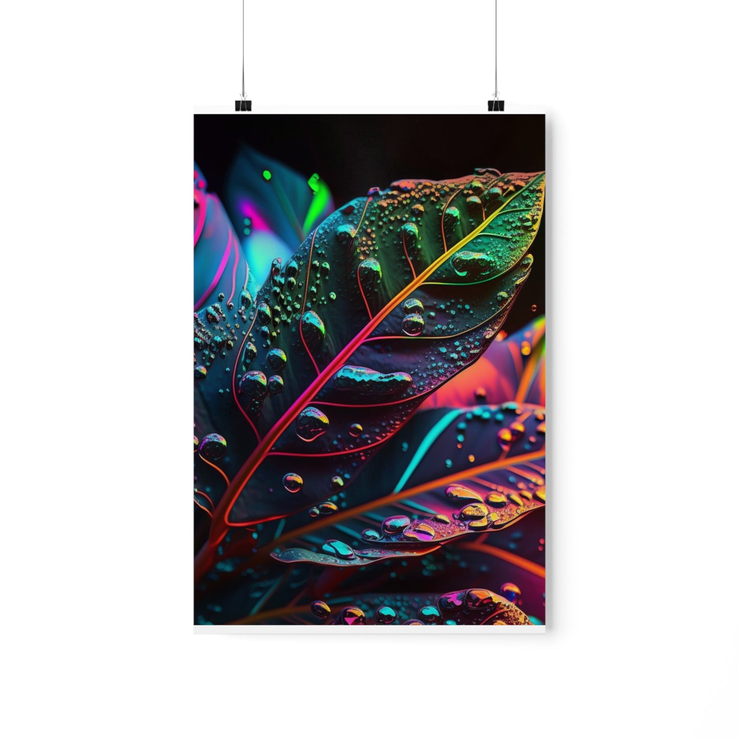 Premium Matte Vertical Posters Macro Florescent 3