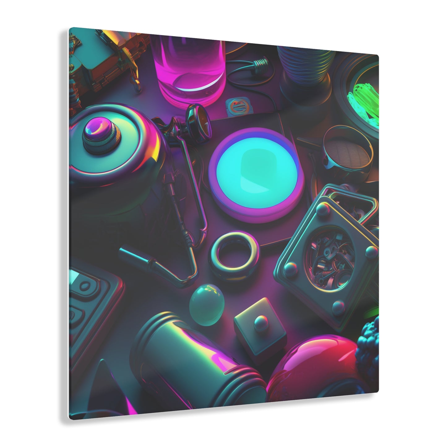 Acrylic Prints Neon Glow 4