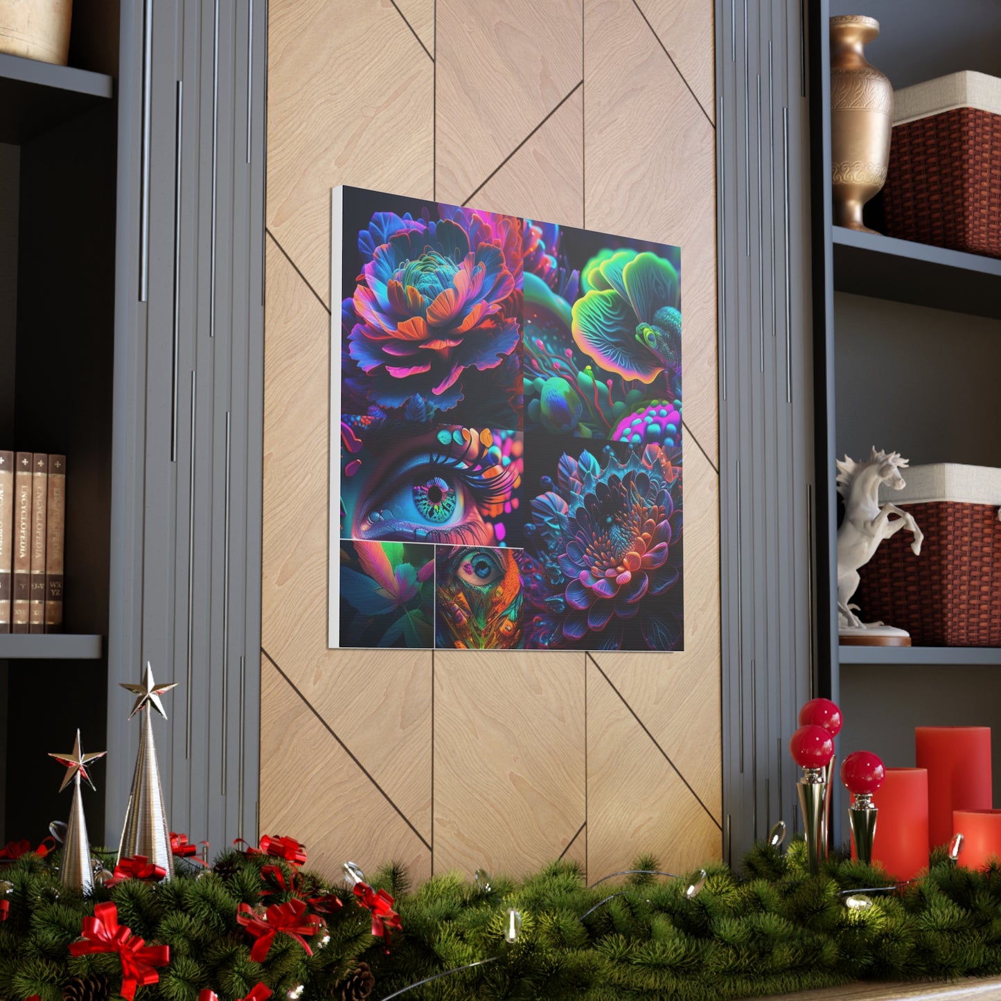 Canvas Gallery Wraps Neon Florescent Glow