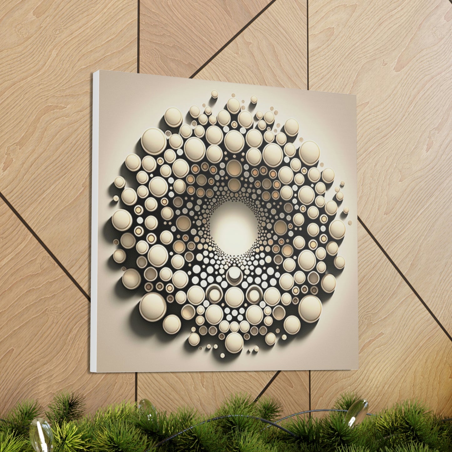 Abstract 3d circle art