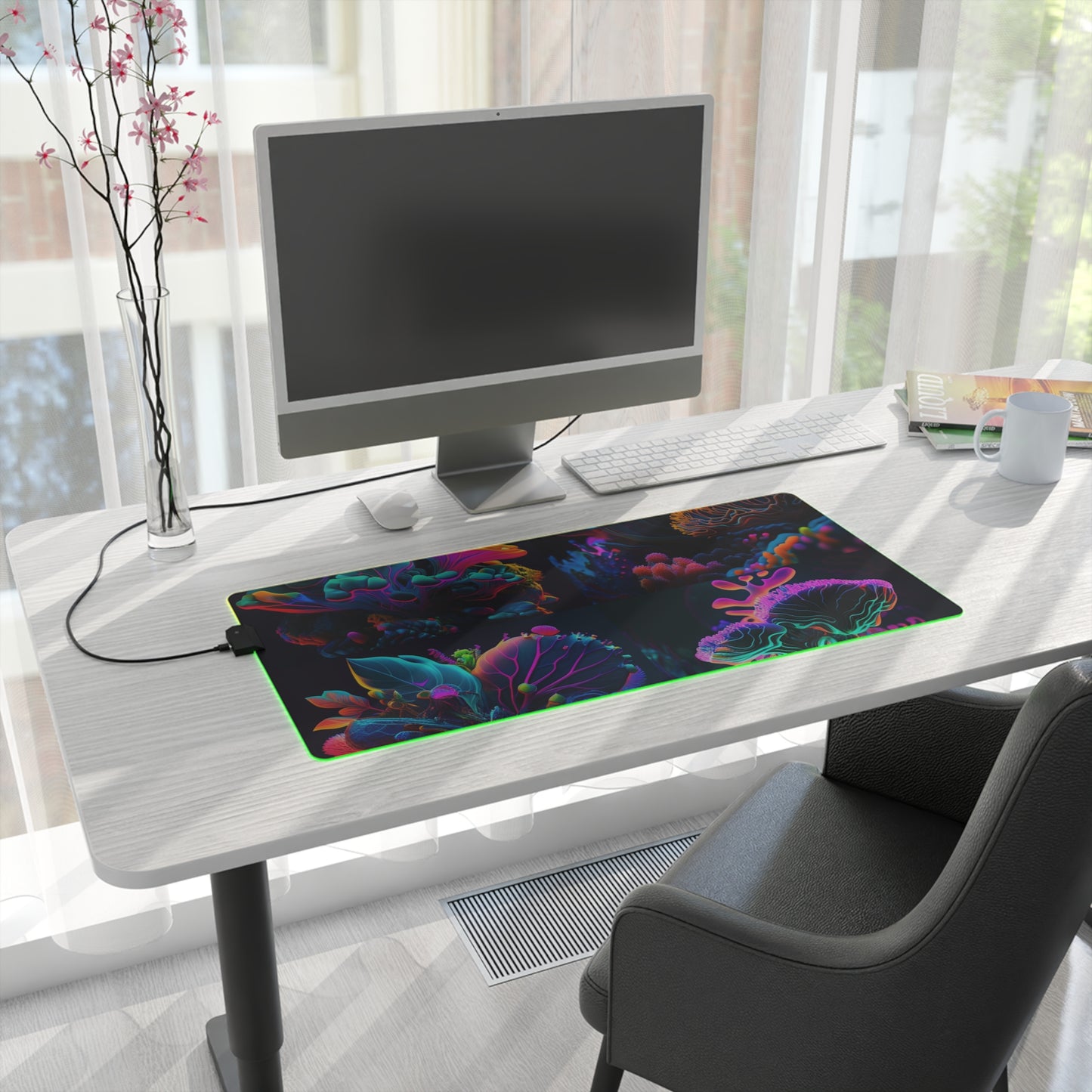 LED Gaming Mouse Pad Macro Coral Reef 5