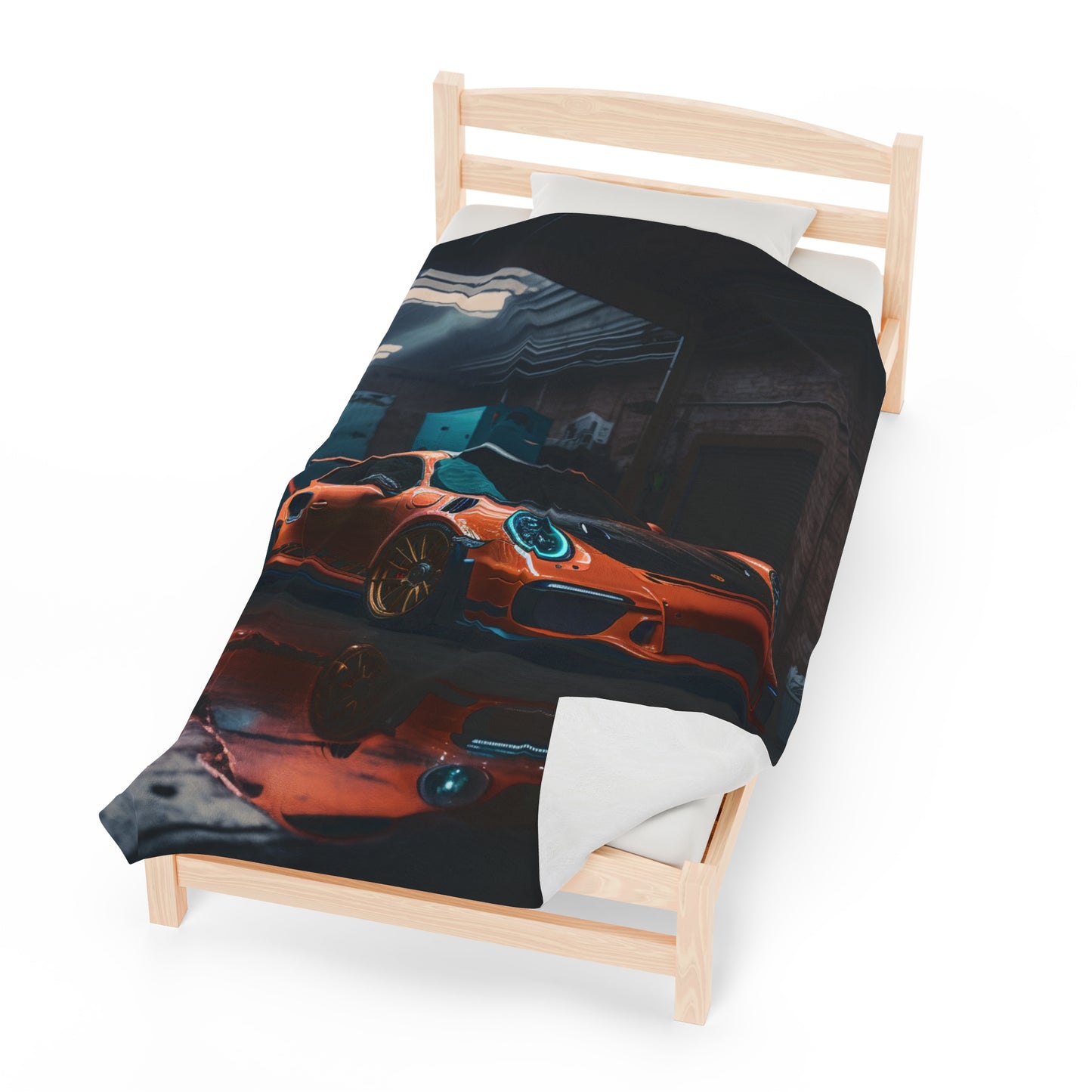 Velveteen Plush Blanket Porsche Color 1