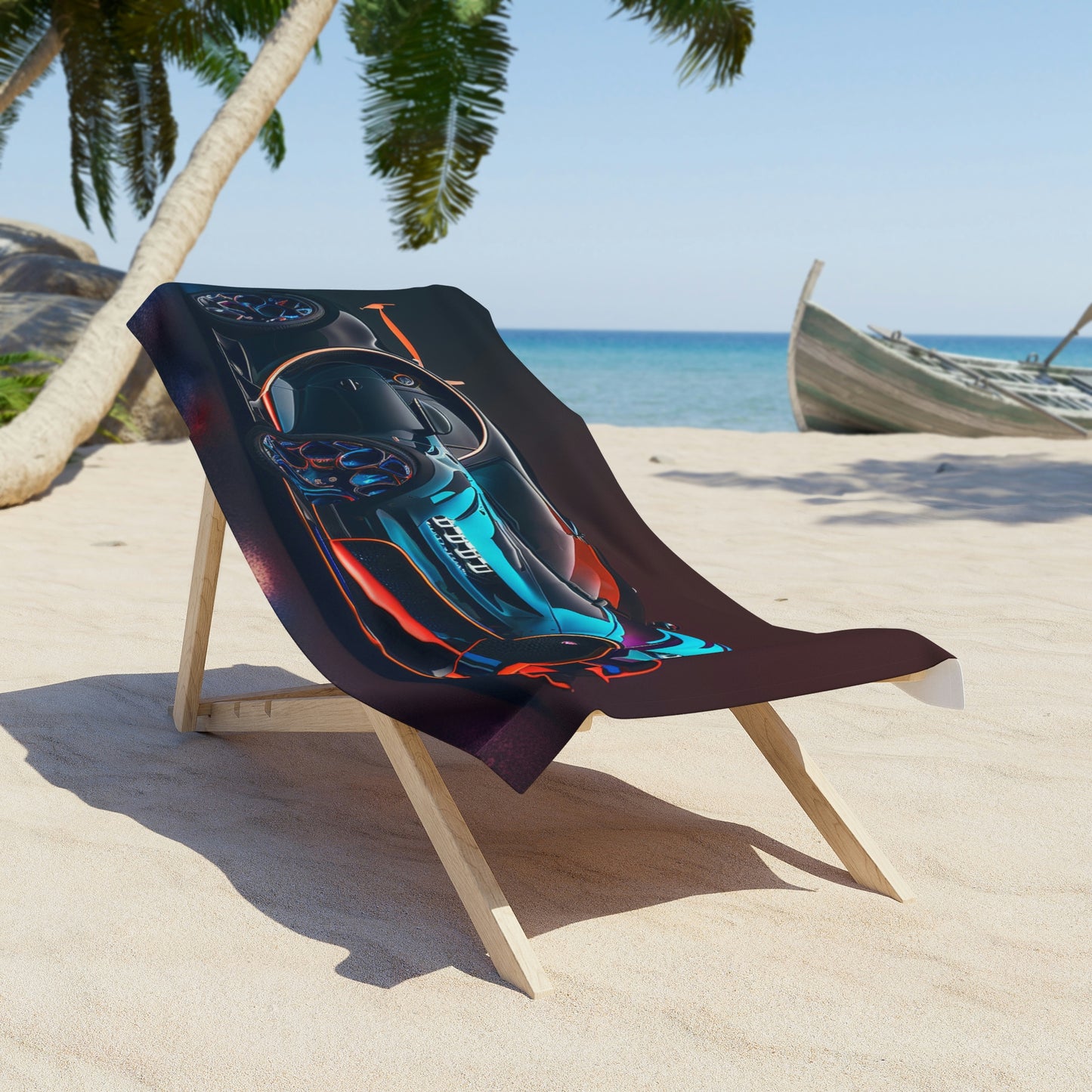 Beach Towel Bugatti Chiron Super 1