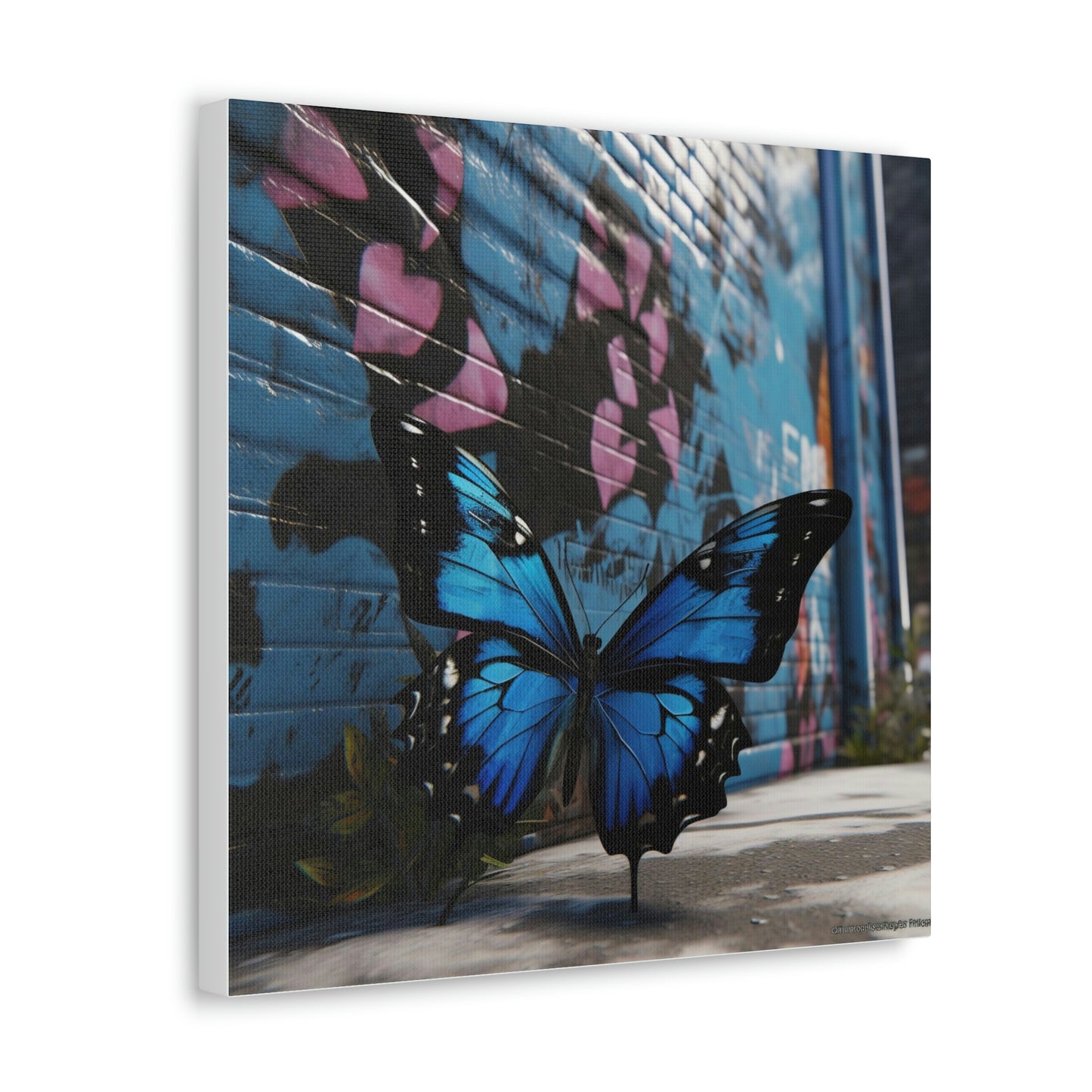 Butterfly street art