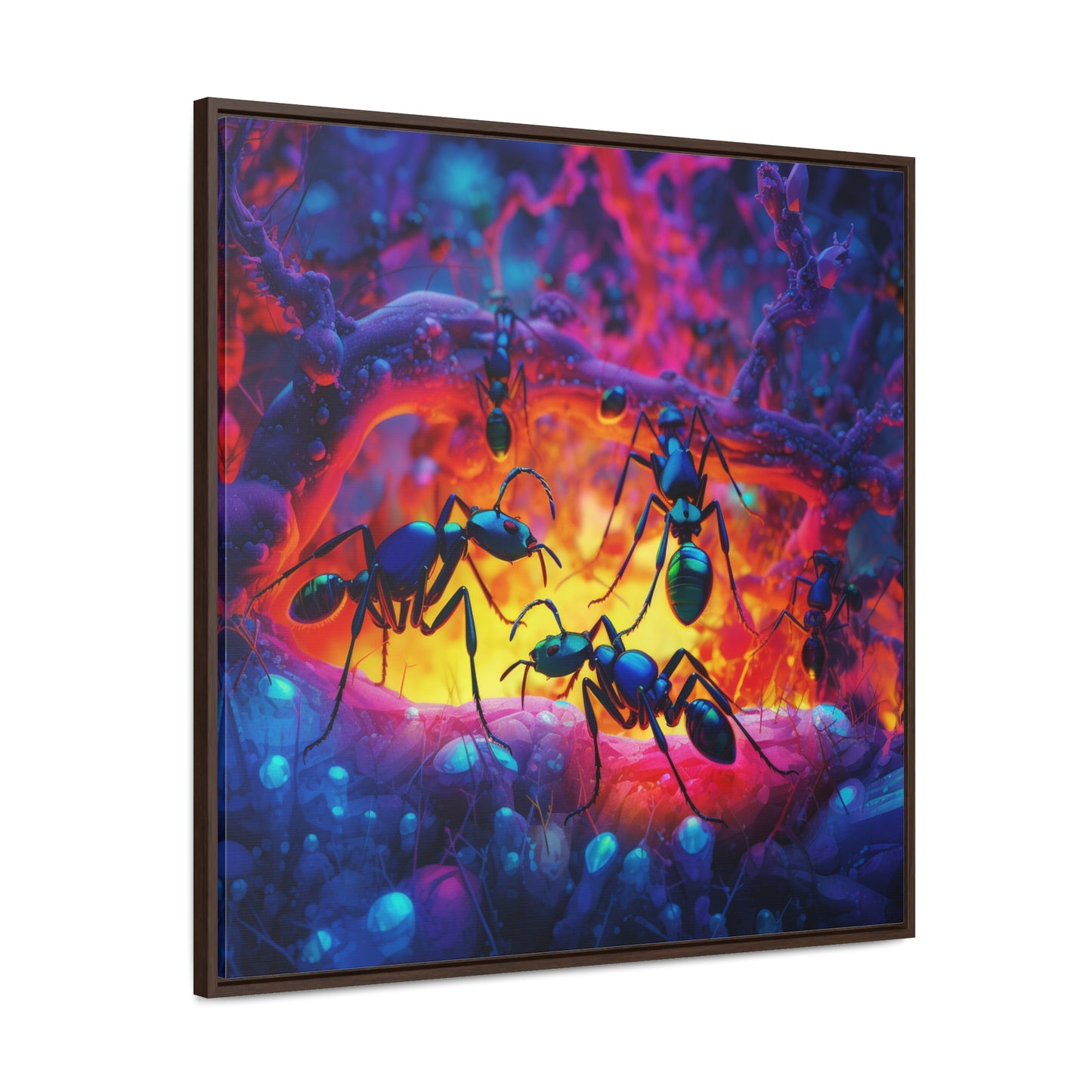 Gallery Canvas Wraps, Square Frame Ants Home 3