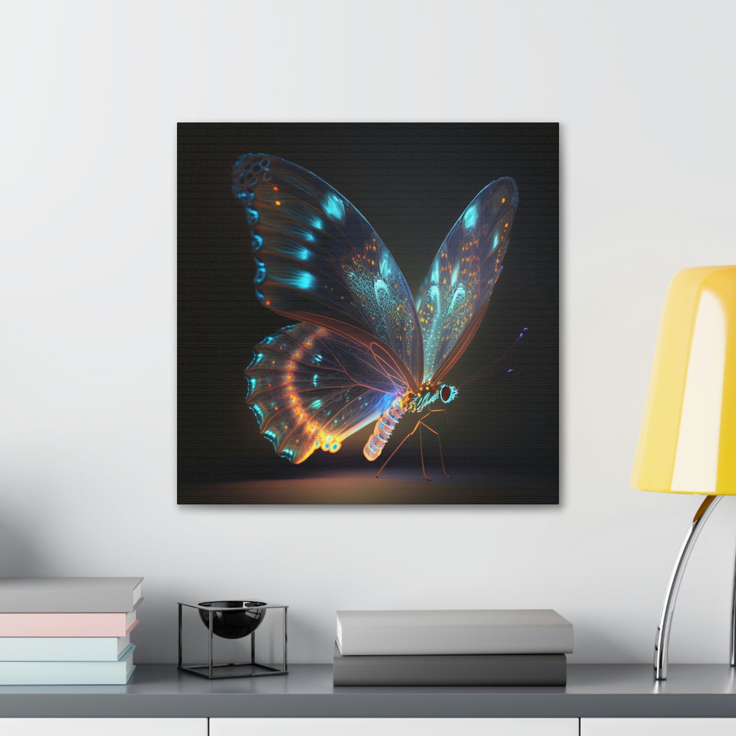 Butterfly neon glow