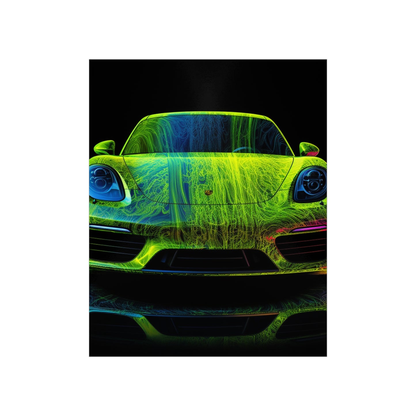 Premium Matte Vertical Posters Porsche Flair 3