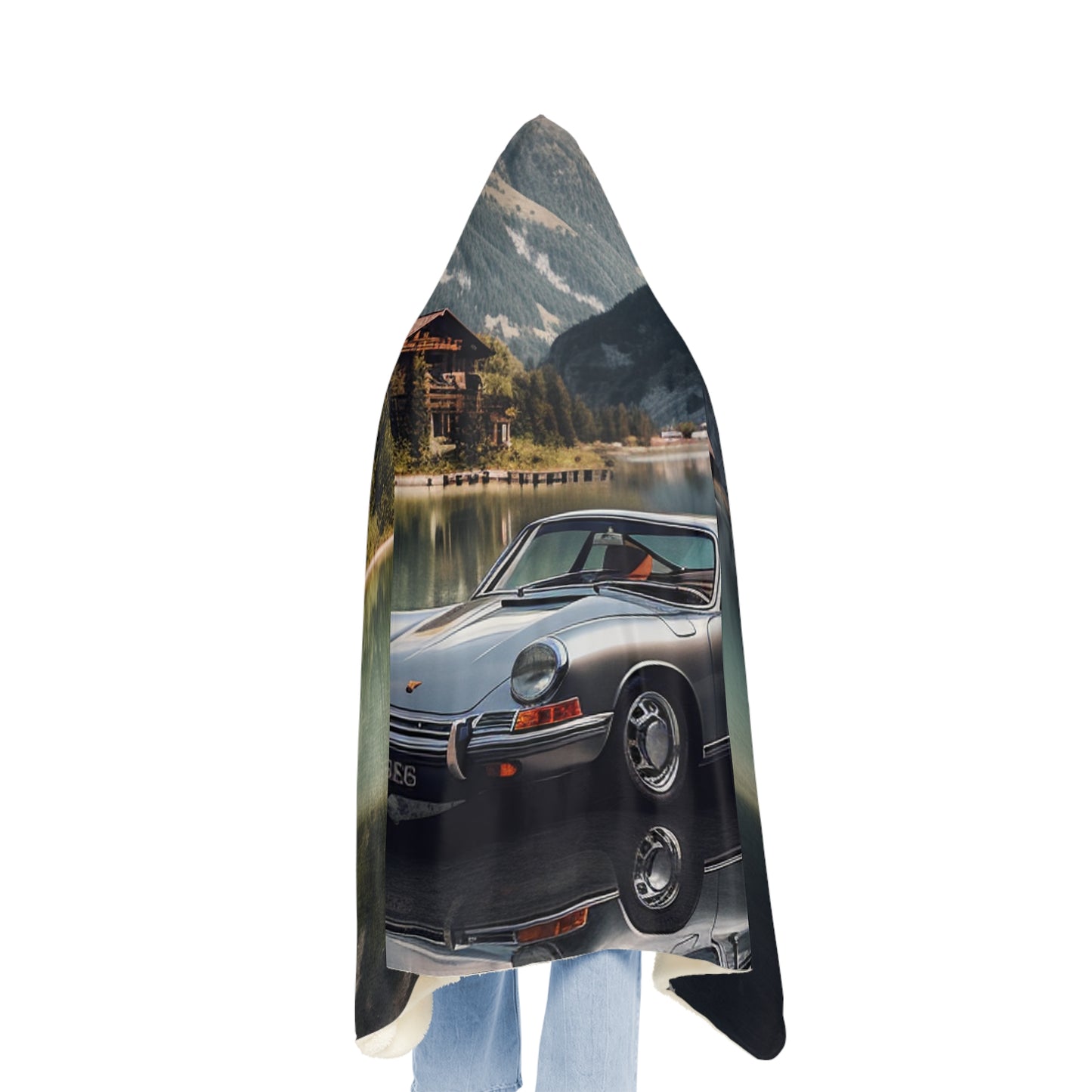 Snuggle Hooded Blanket Porsche Lake 2