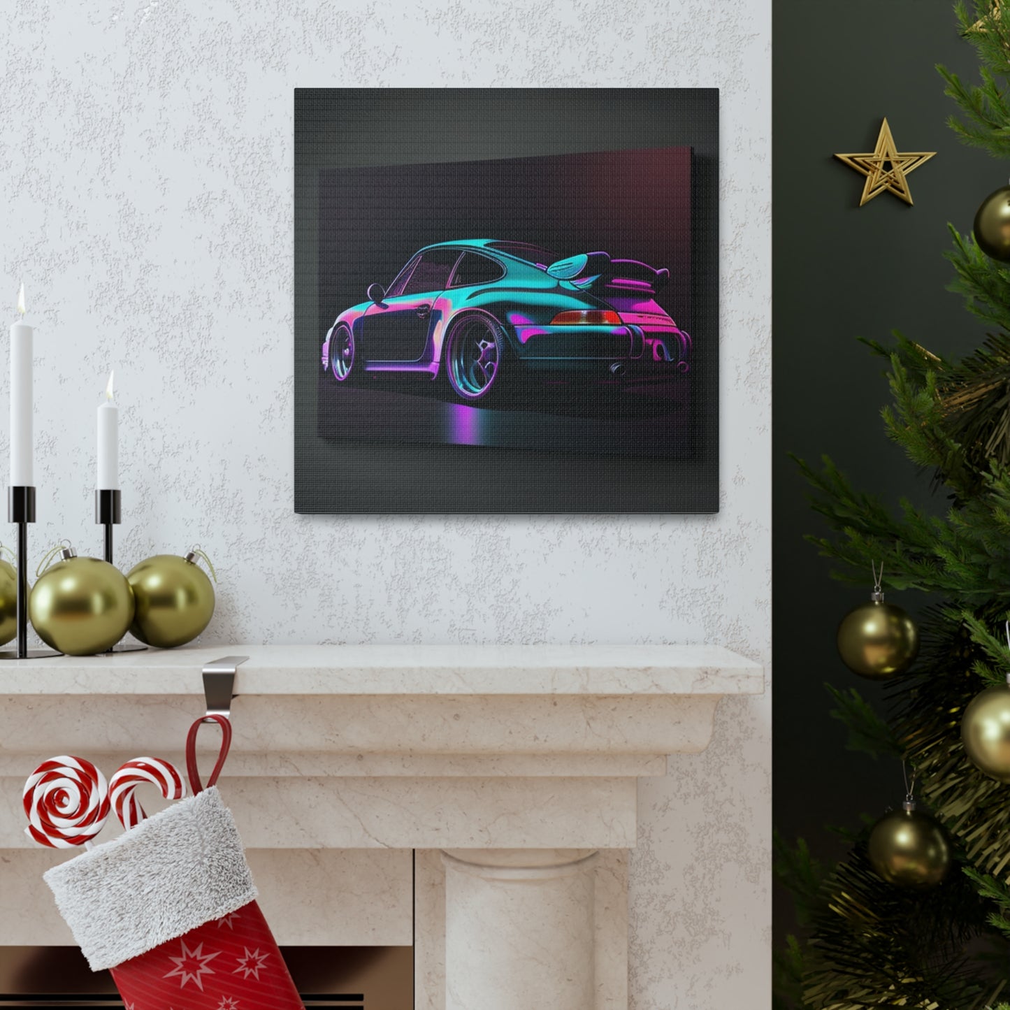 Canvas Gallery Wraps Porsche Purple 1