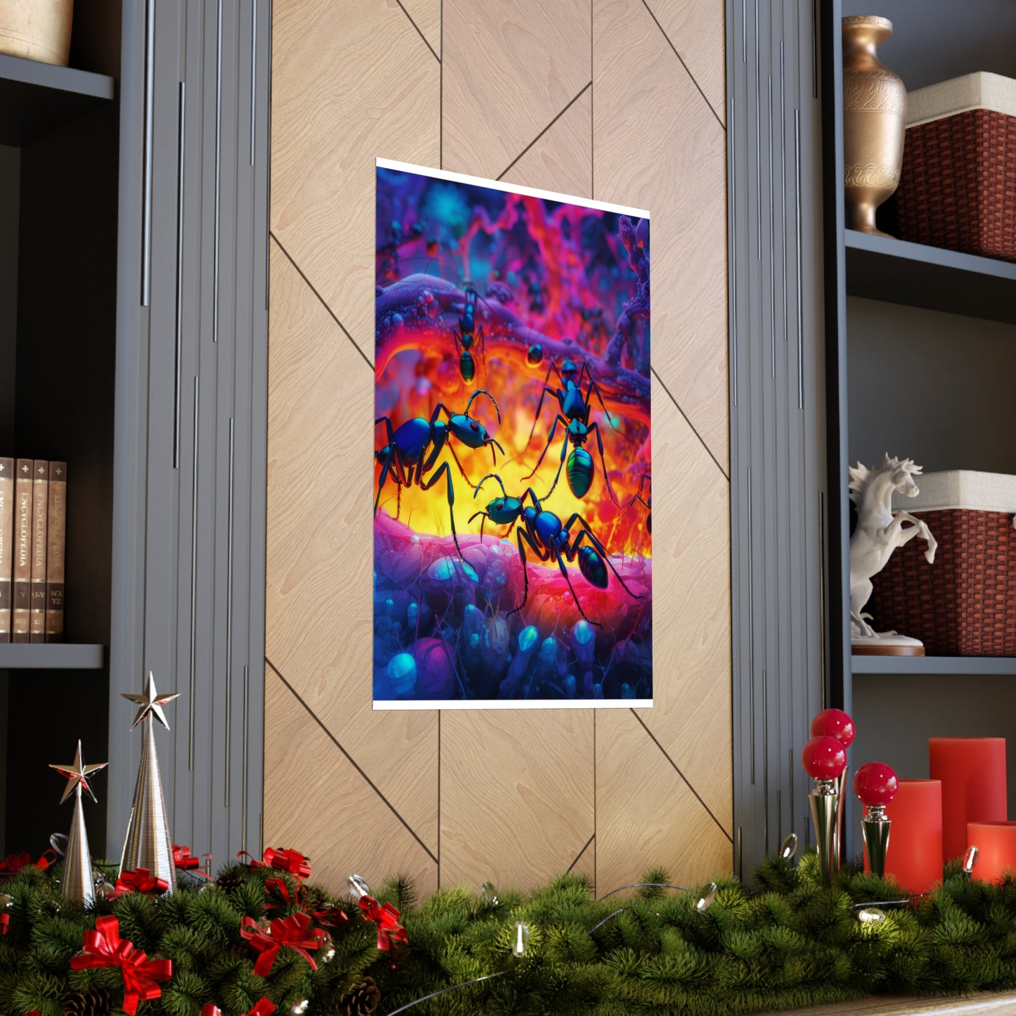 Premium Matte Vertical Posters Ants Home 3