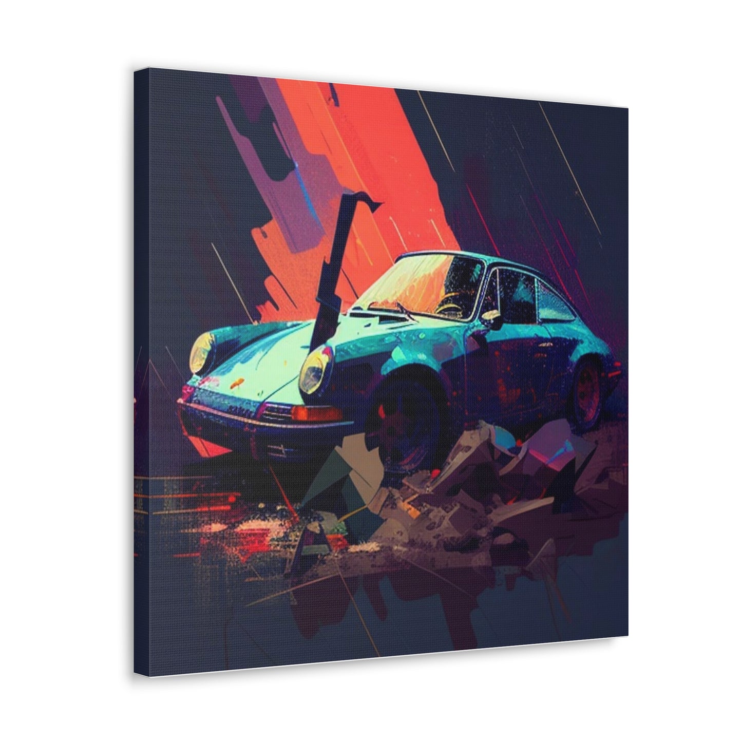 Canvas Gallery Wraps Porsche Abstract 2