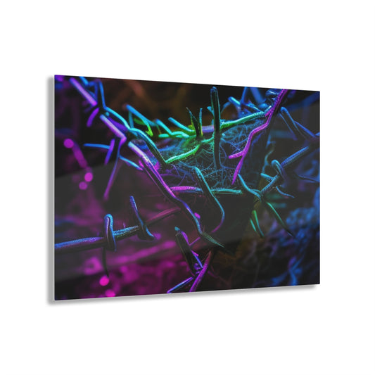 Acrylic Prints Macro Neon Barb 3