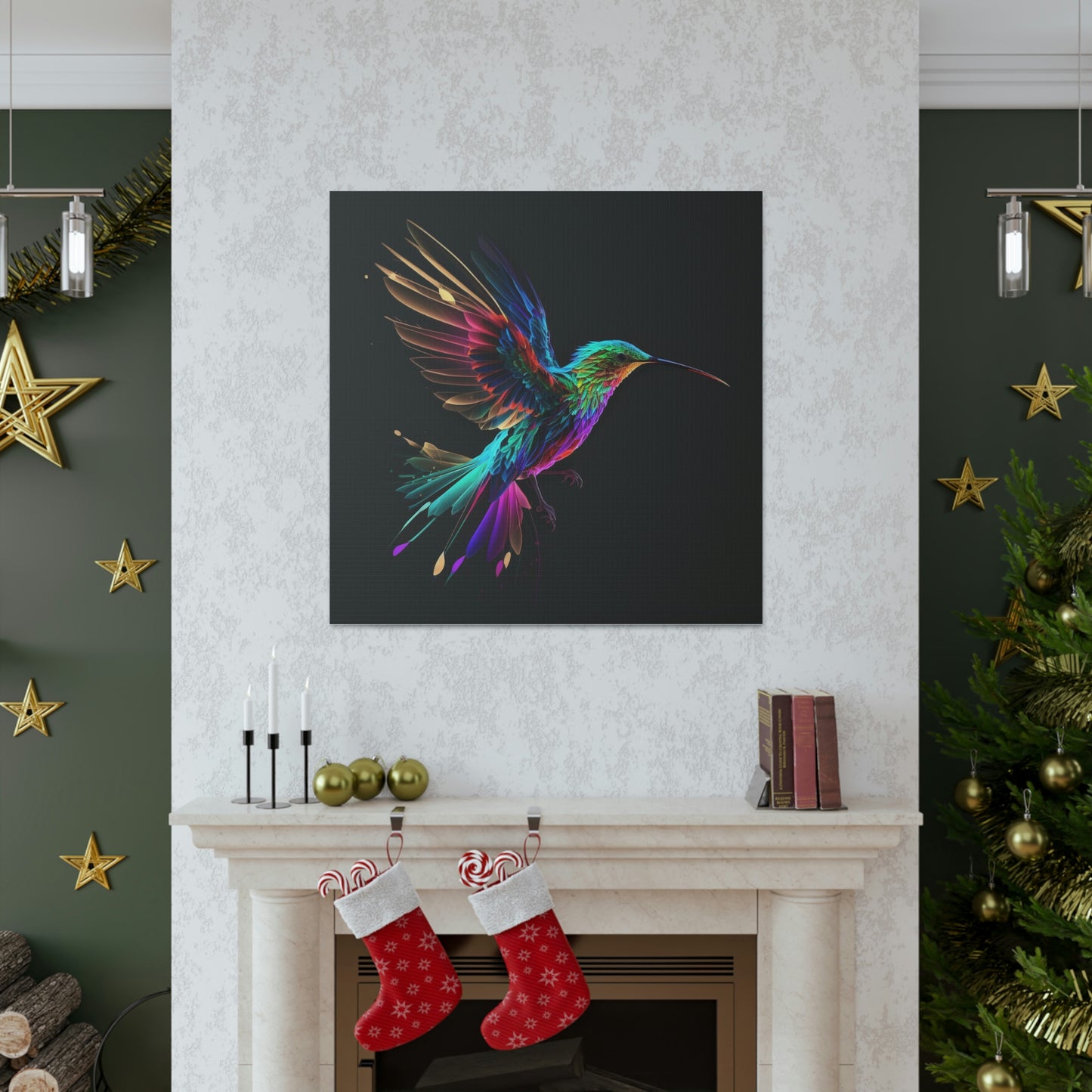 Hummingbird florescent glow