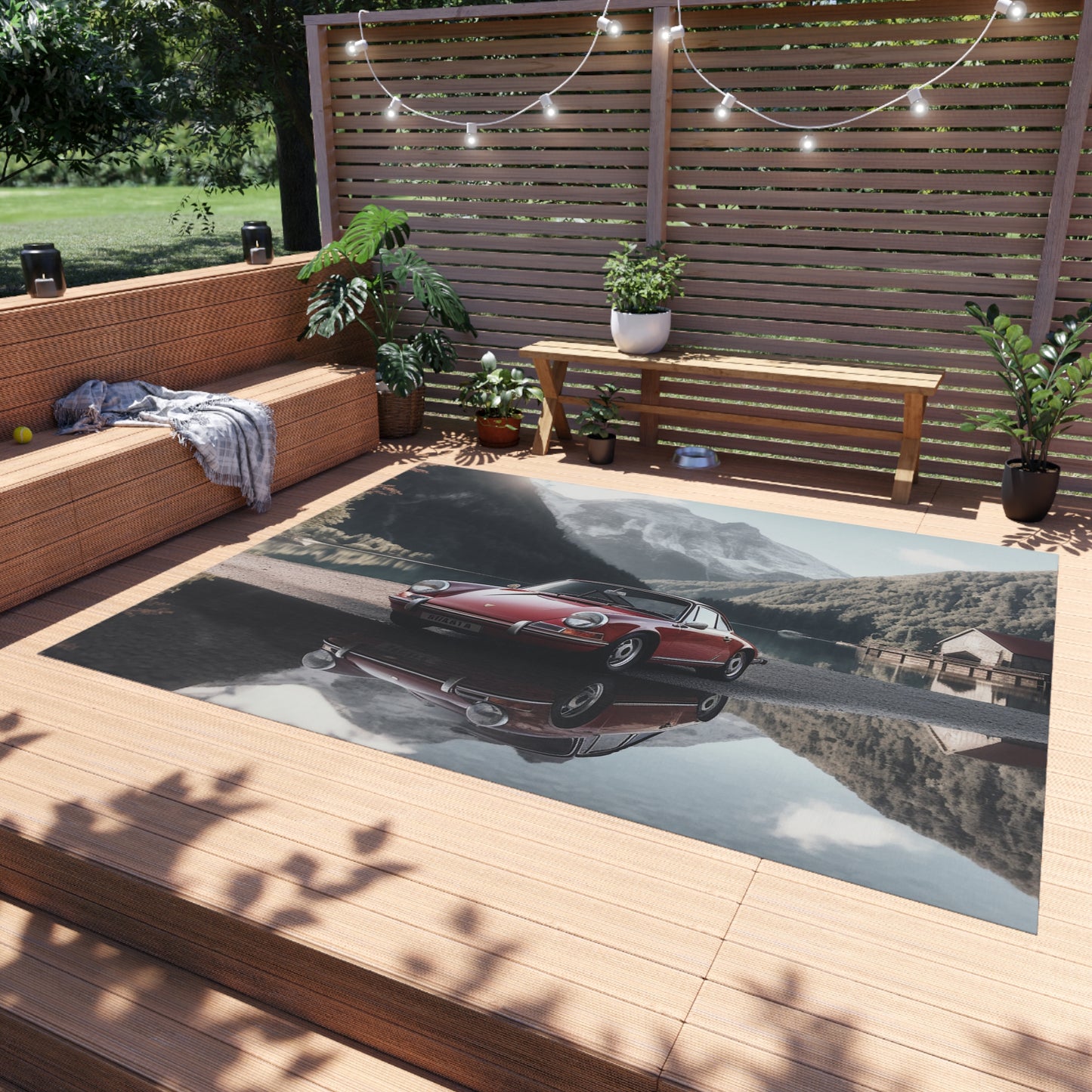 Outdoor Rug  Porsche Lake 4