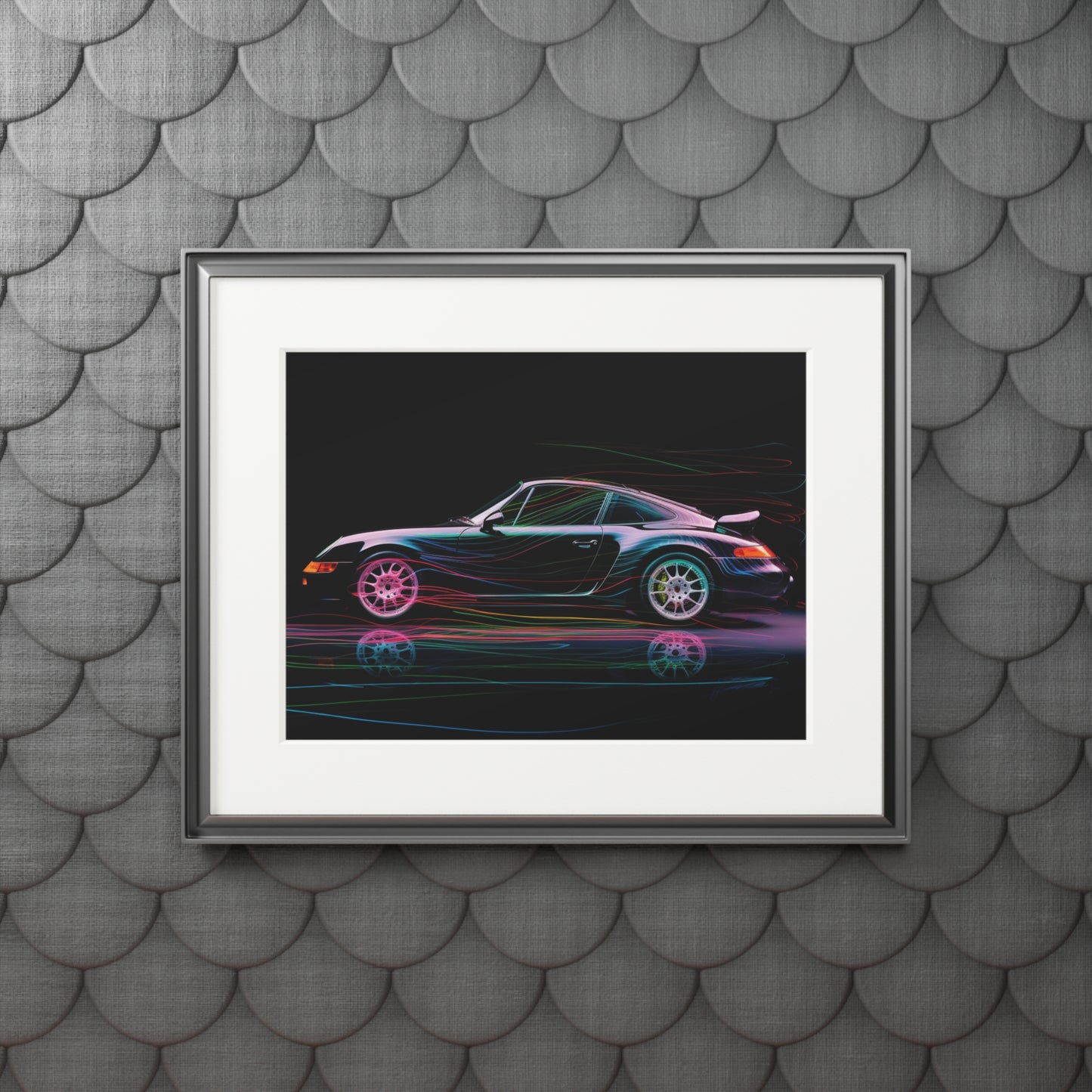 Fine Art Prints (Passepartout Paper Frame) Porsche 933 1