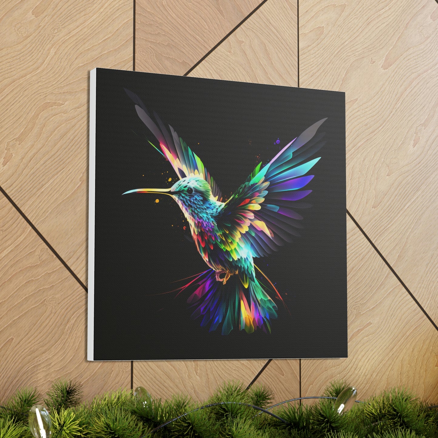 Hummingbird florescent glow