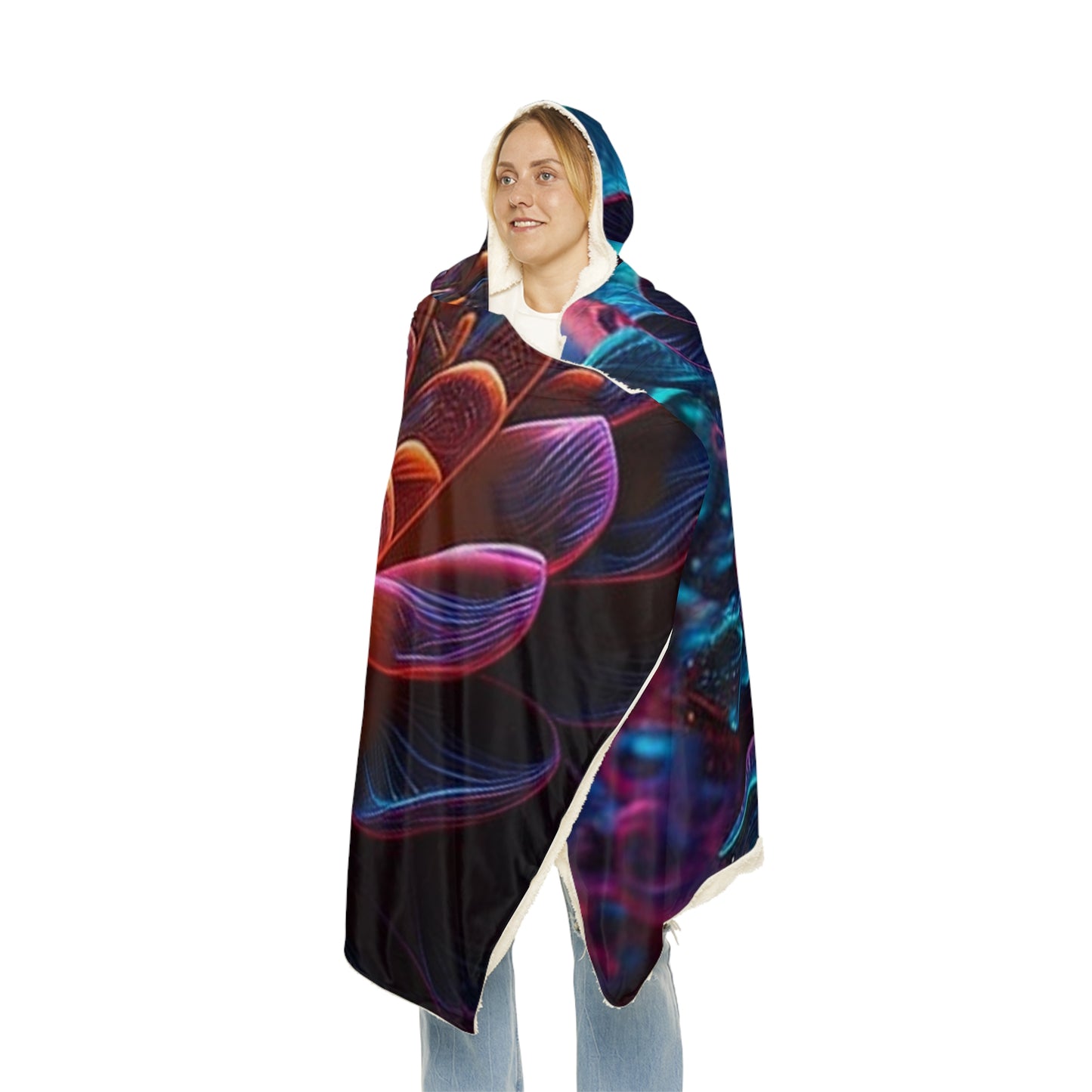 Snuggle Blanket Neon Florescent Glow 4