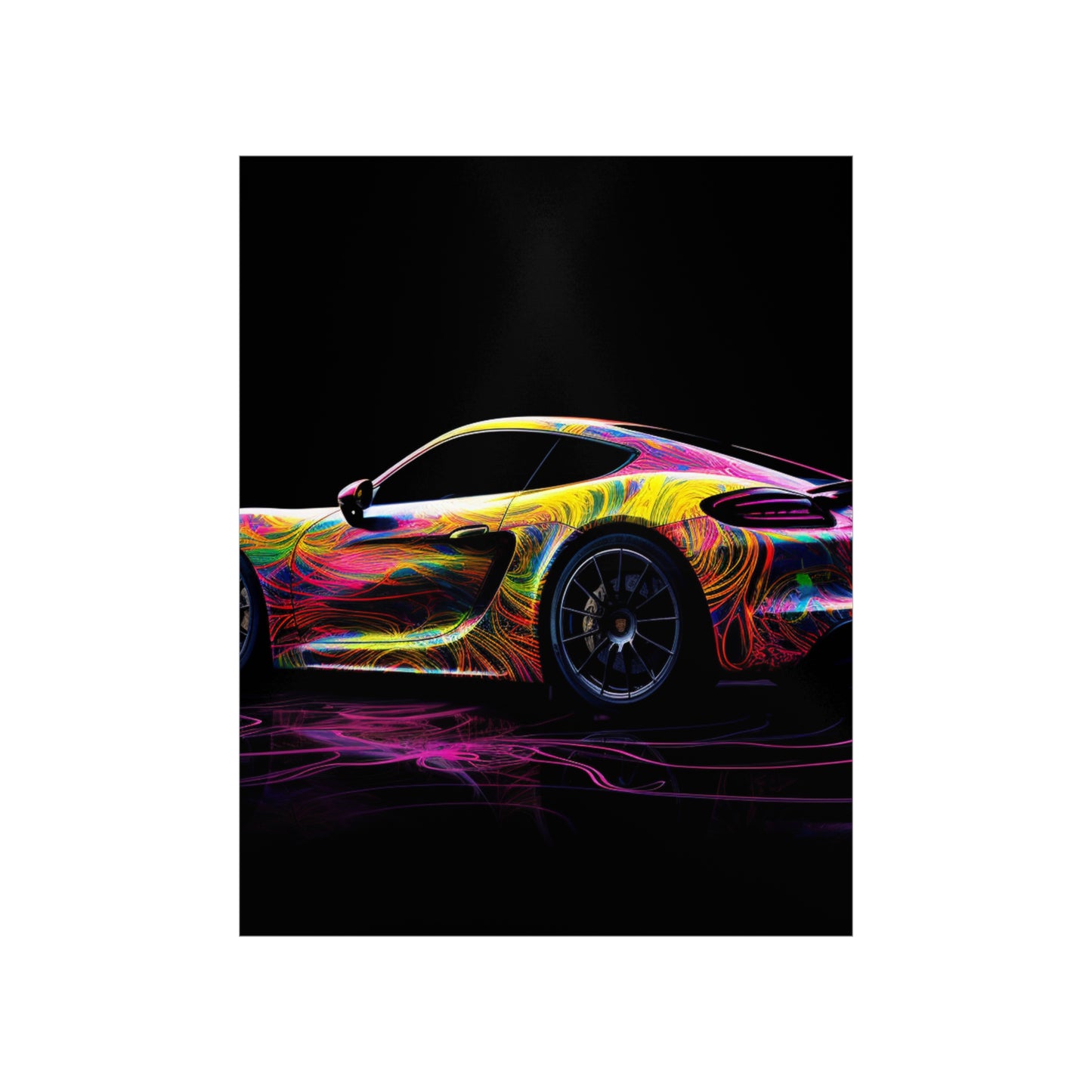 Premium Matte Vertical Posters Porsche Flair 4