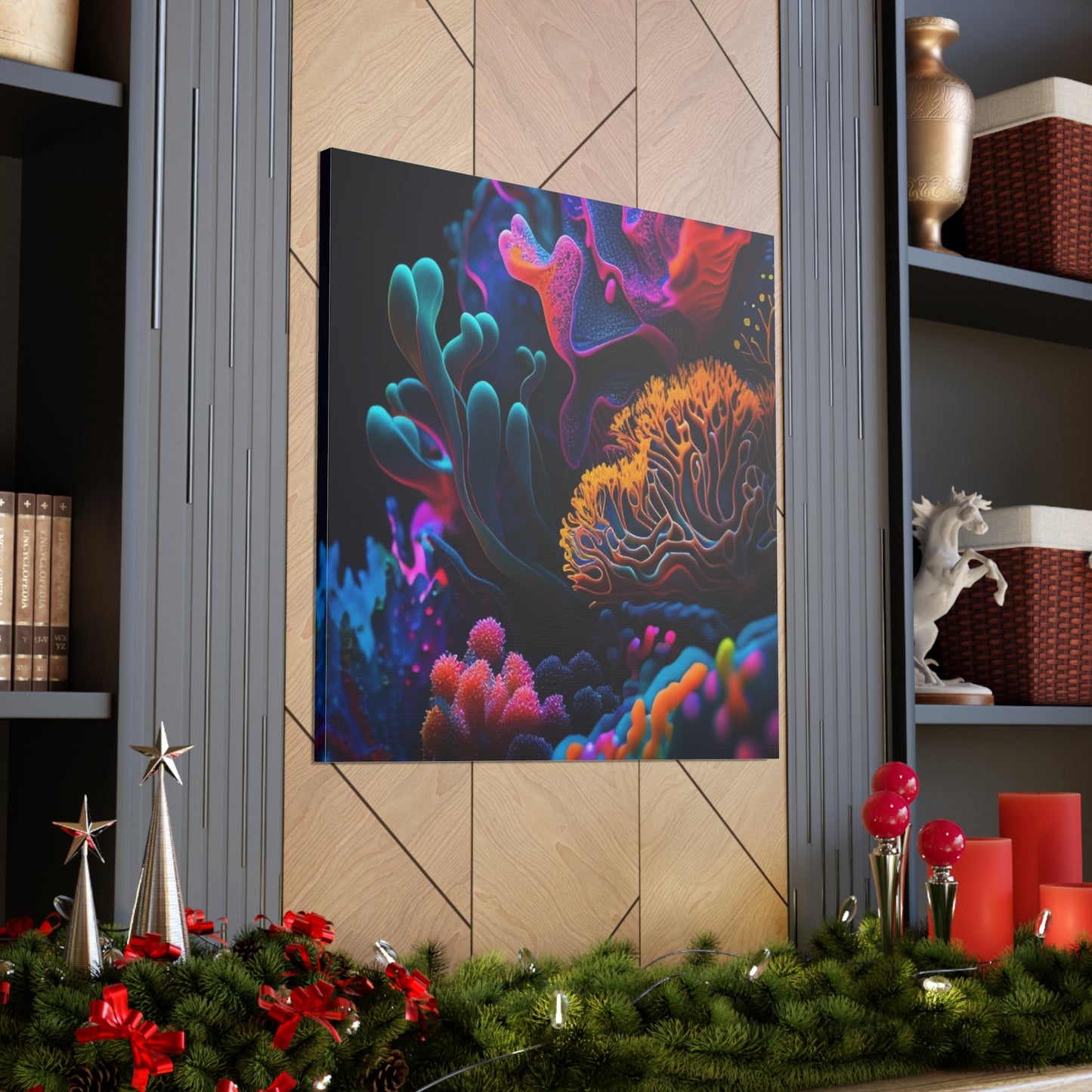 Canvas Gallery Wraps Macro Coral Reef 2
