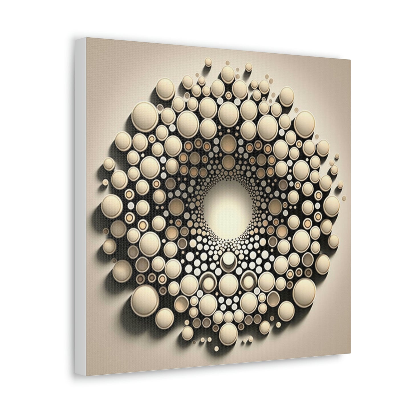 Abstract 3d circle art