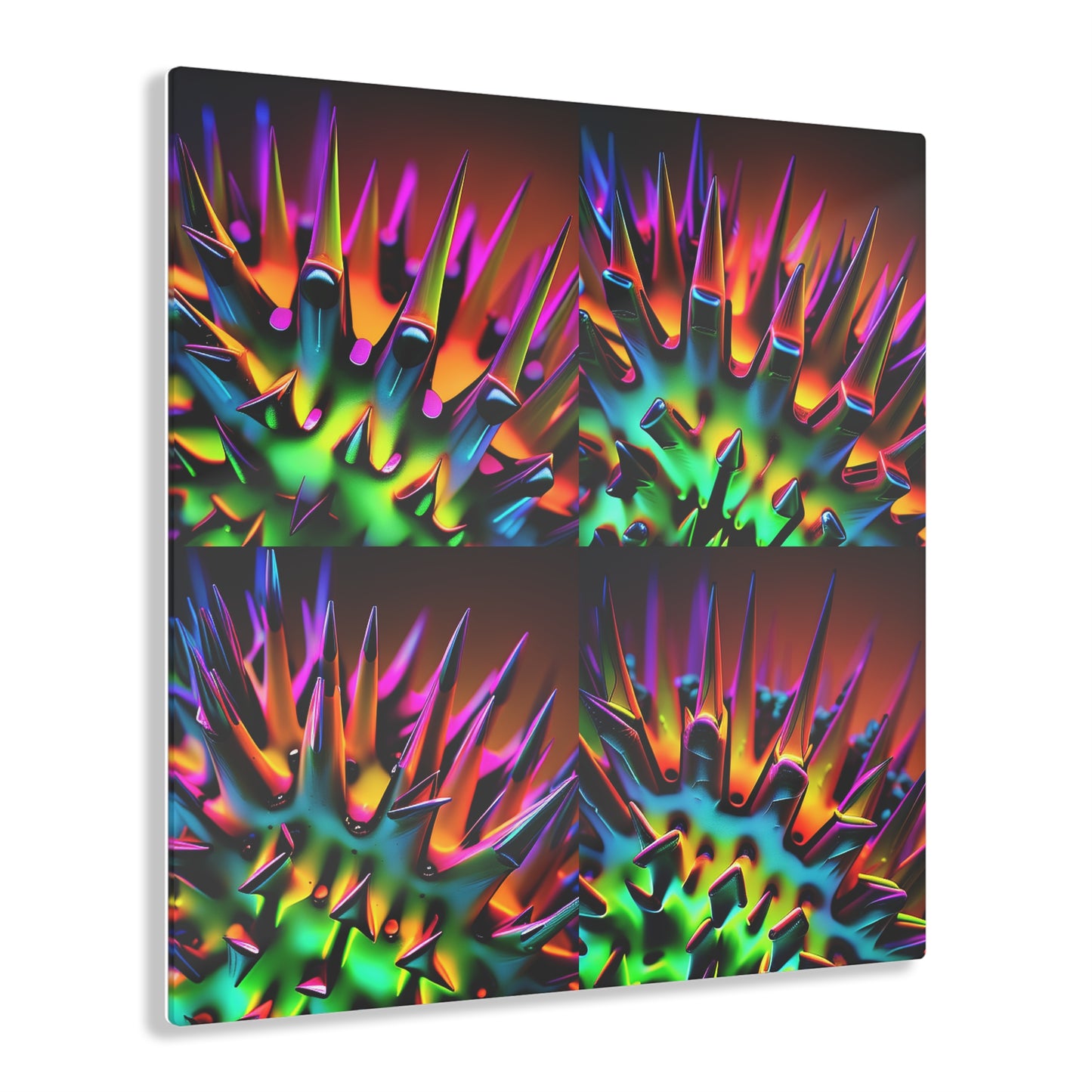 Acrylic Prints Macro Neon Spike