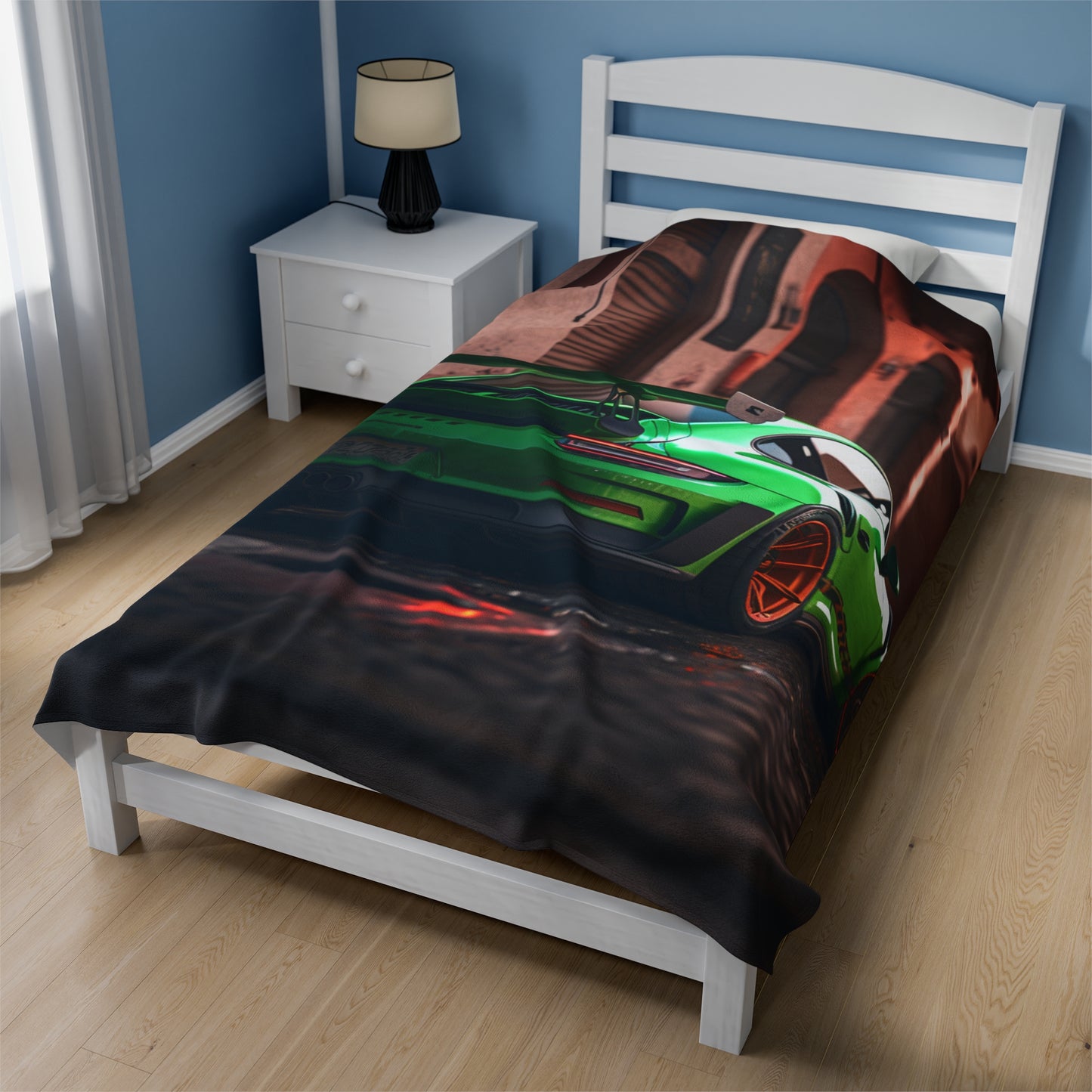 Velveteen Plush Blanket porsche 911 gt3 1