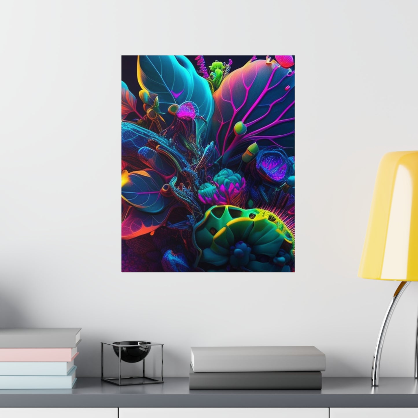 Premium Matte Vertical Posters Macro Coral Reef 3