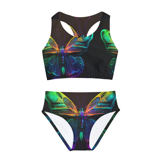 Girls Two Piece Swimsuit (AOP)