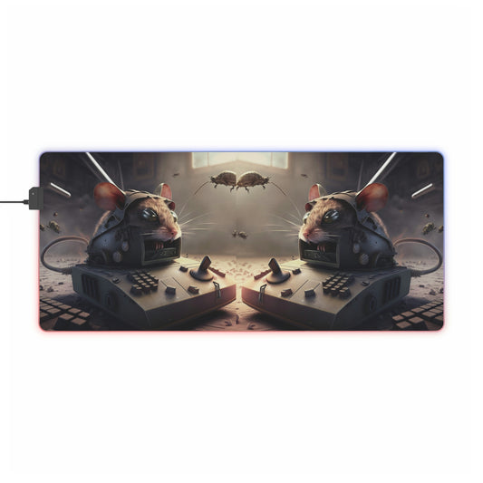 LED Gaming Mouse Pad Mouse Attack 4