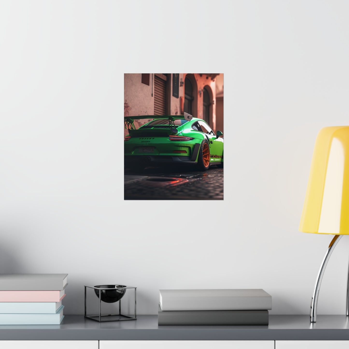 Premium Matte Vertical Posters porsche 911 gt3 1