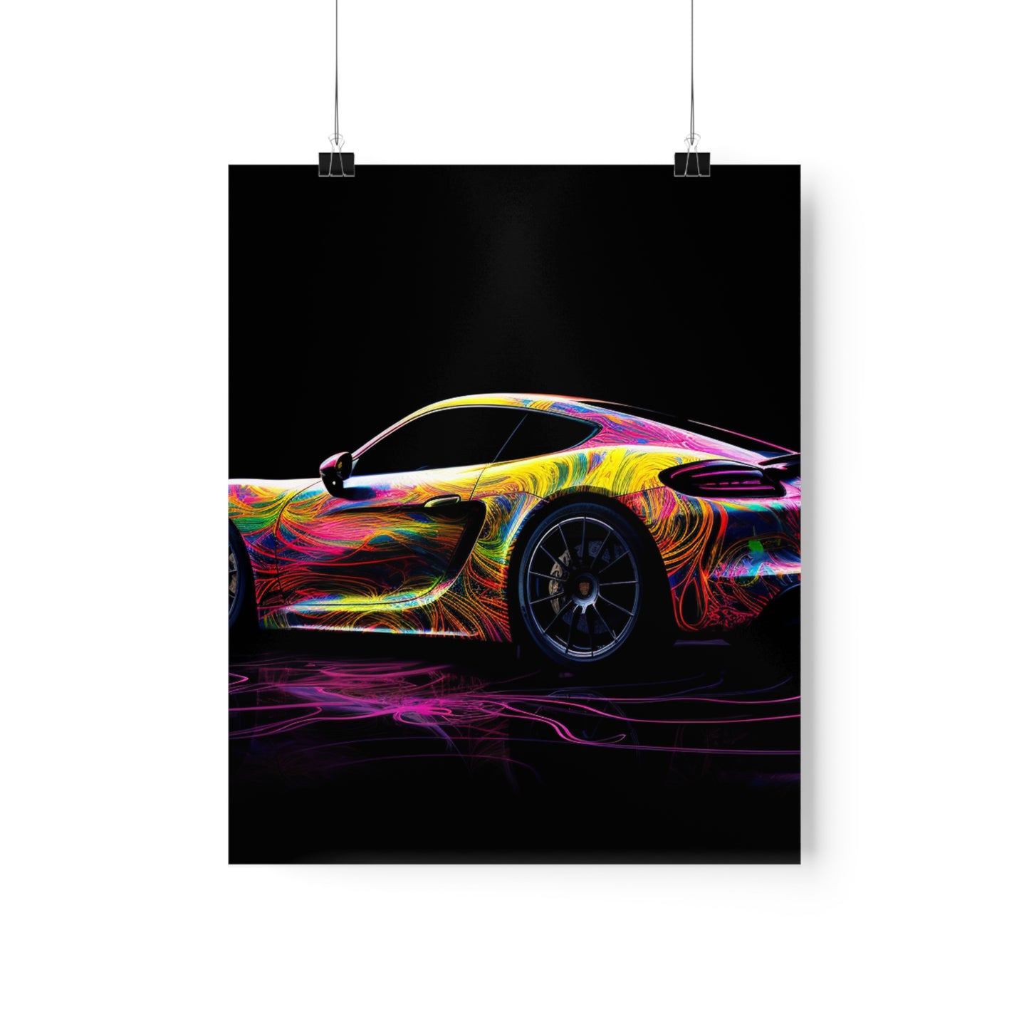 Premium Matte Vertical Posters Porsche Flair 4