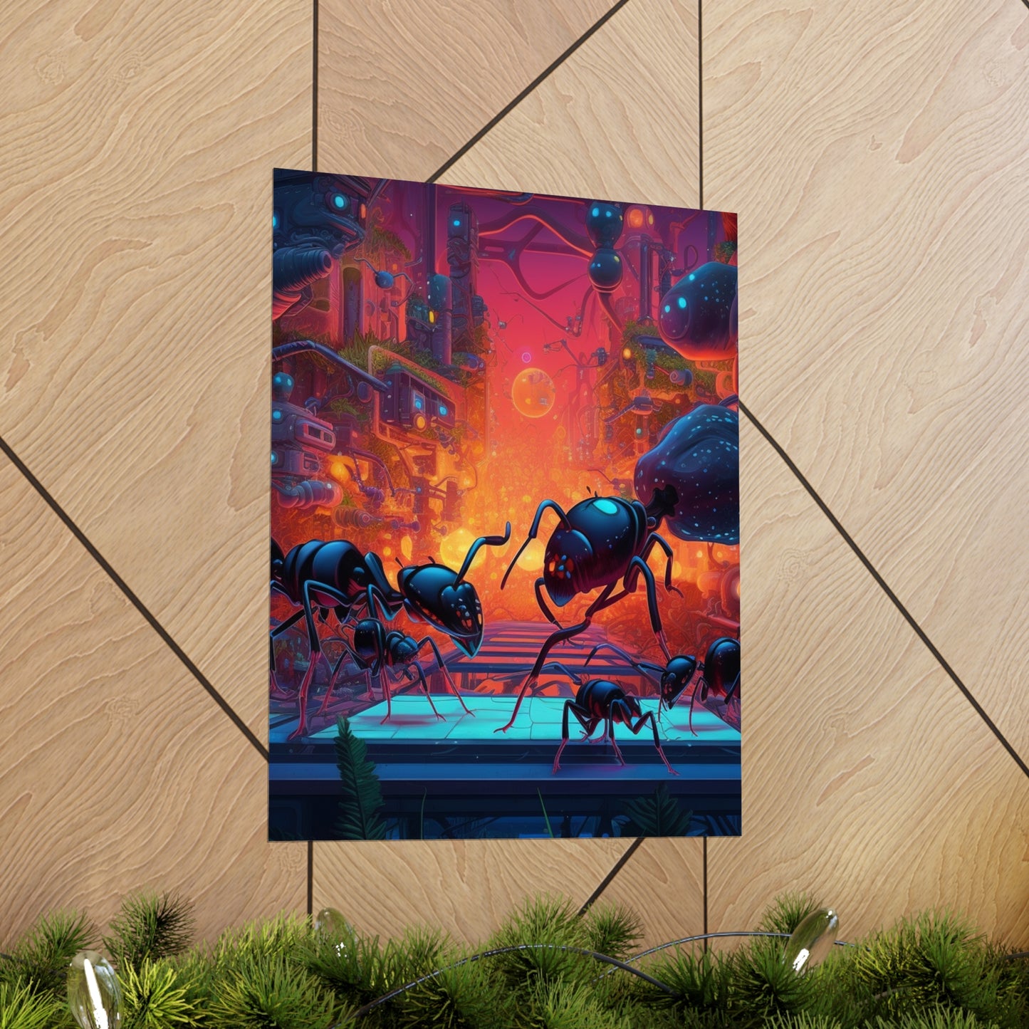 Premium Matte Vertical Posters Ants Home 2