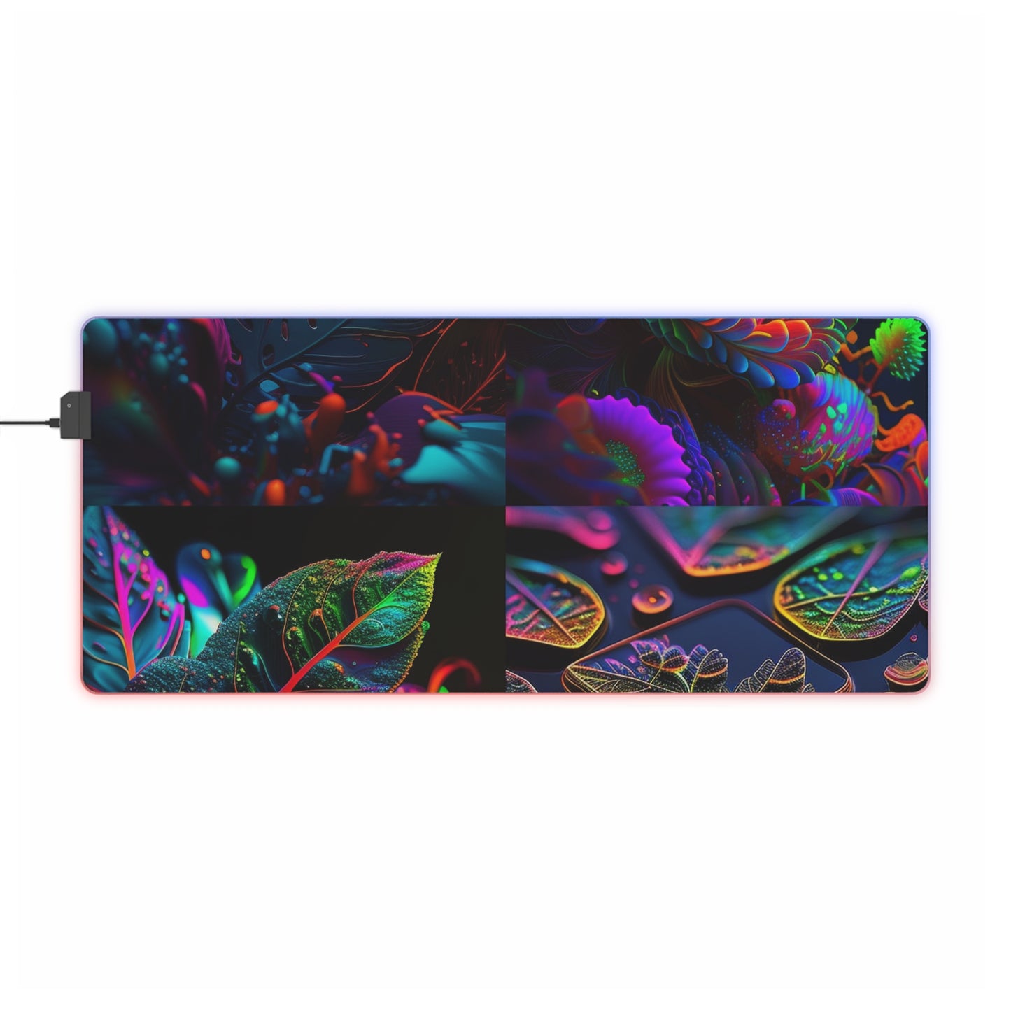 LED Gaming Mouse Pad Macro Florescent 5