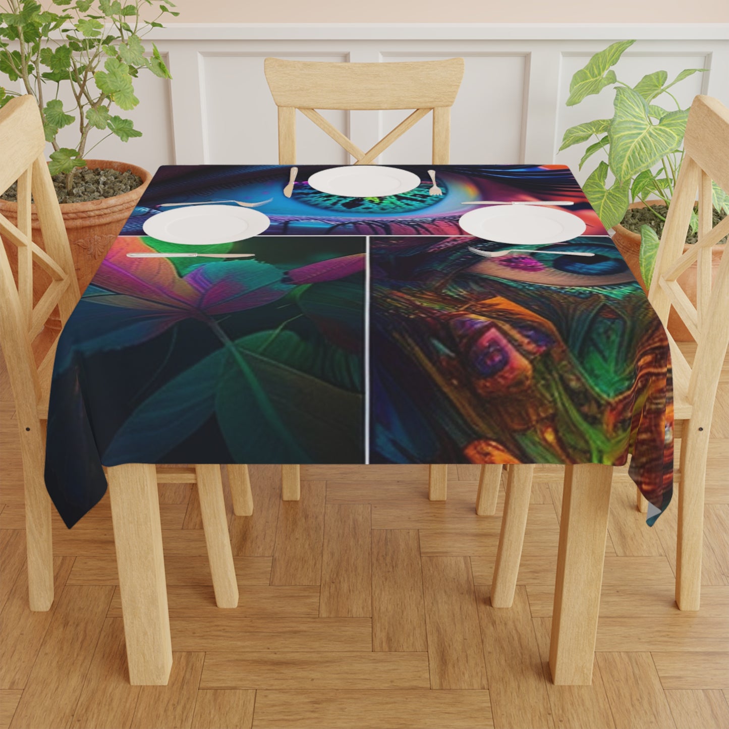 Tablecloth Neon Florescent Glow 3