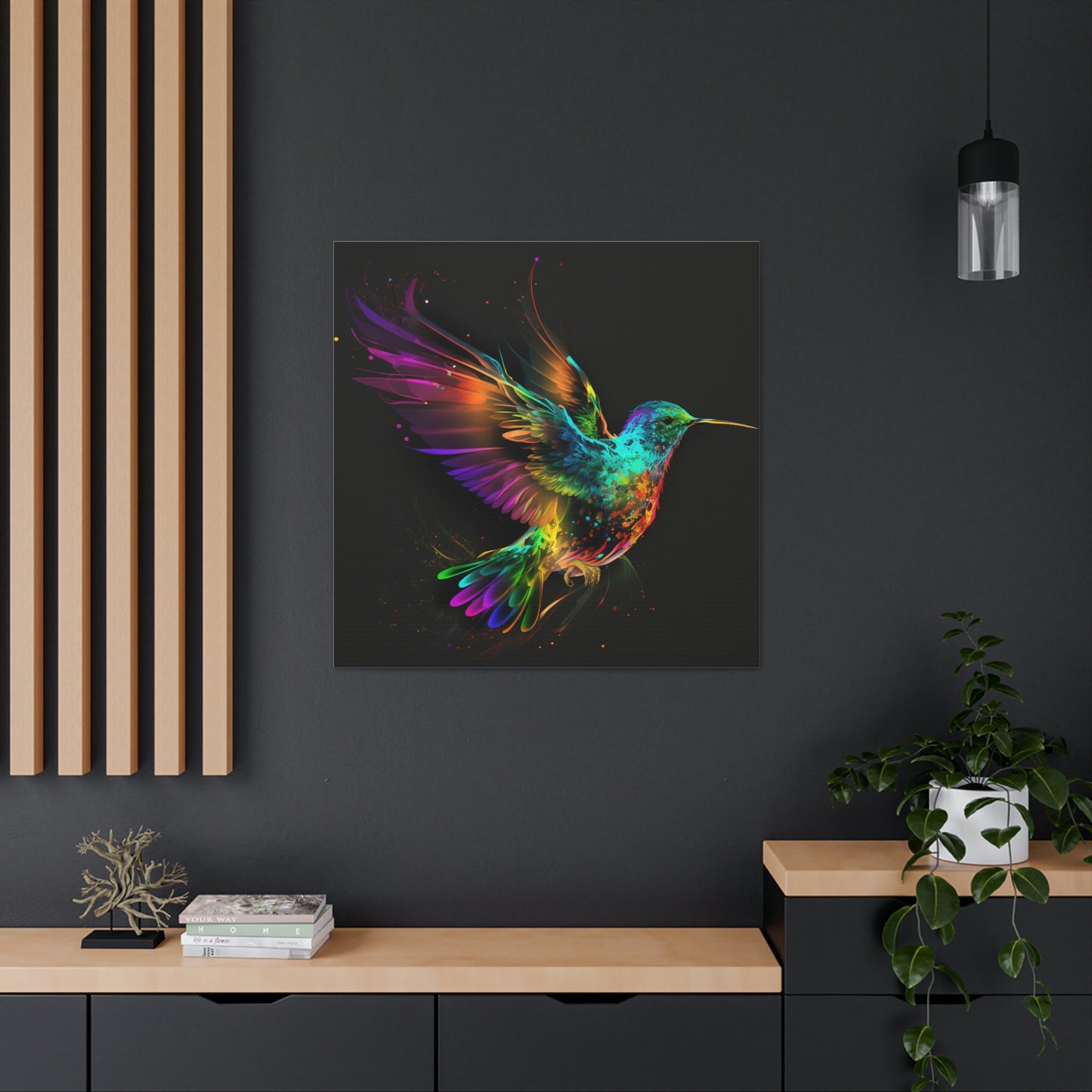 Hummingbird florescent glow