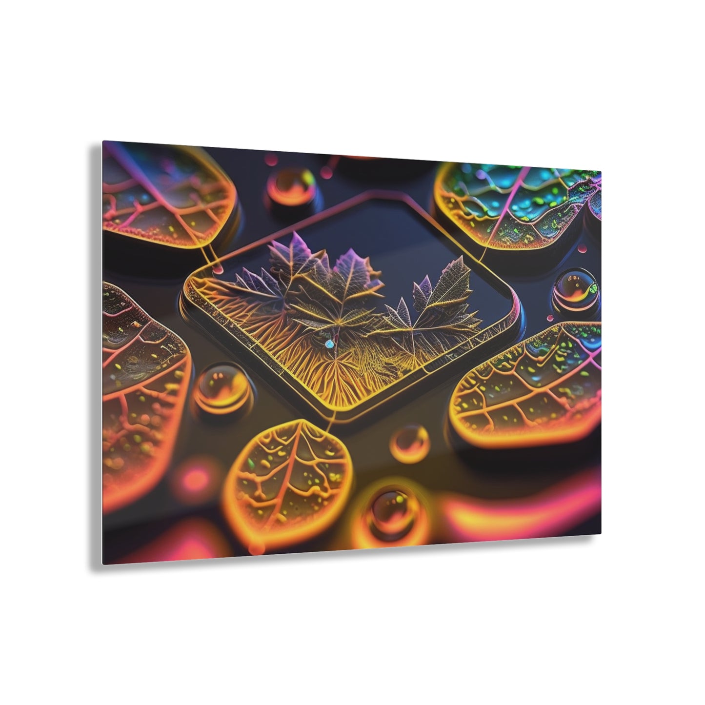 Acrylic Prints Macro Florescent 4