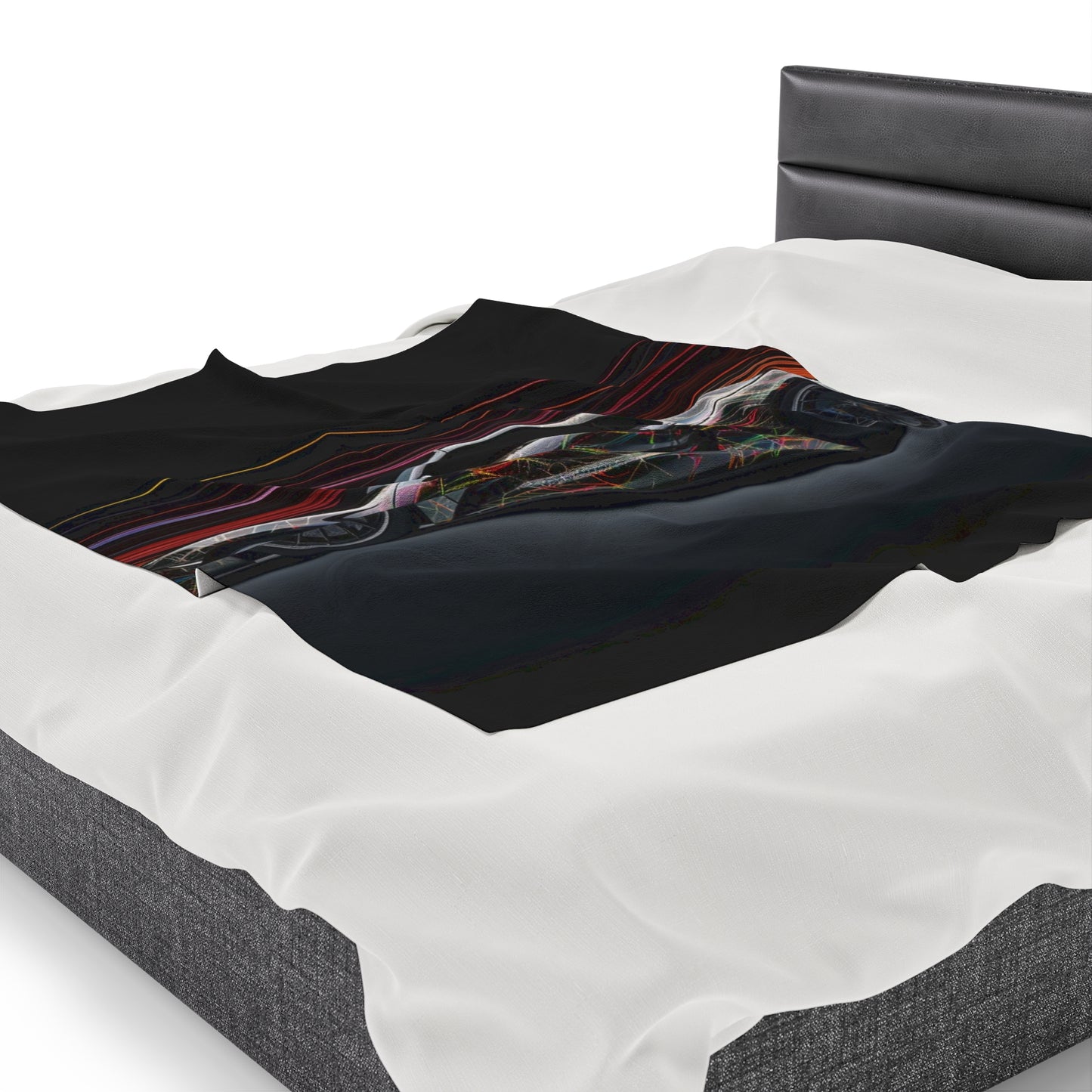 Velveteen Plush Blanket Porsche Line 4