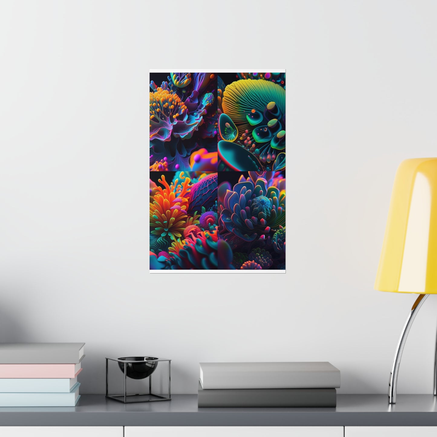 Premium Matte Vertical Posters Ocean Life Macro 5