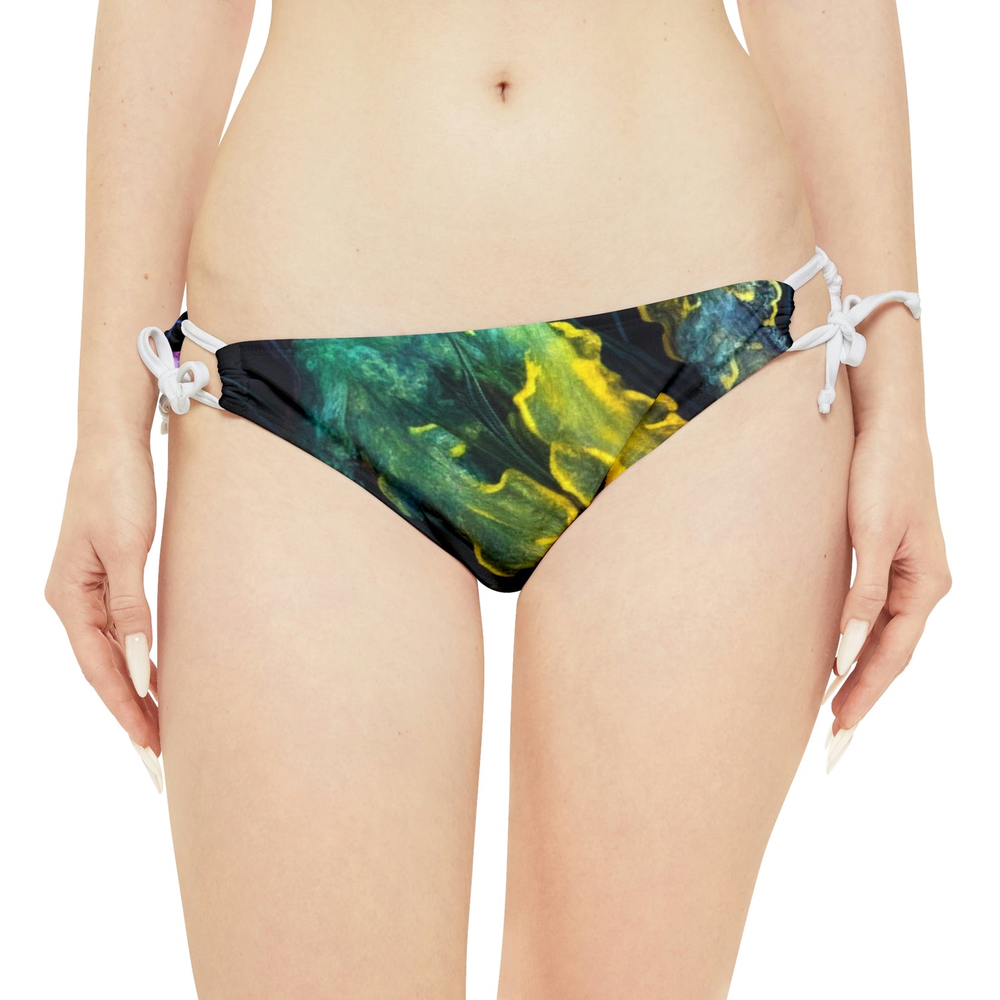 Strappy Bikini Set (AOP) Florescent Jelly 1