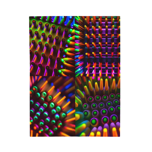 Home & Living Macro Cactus neon square