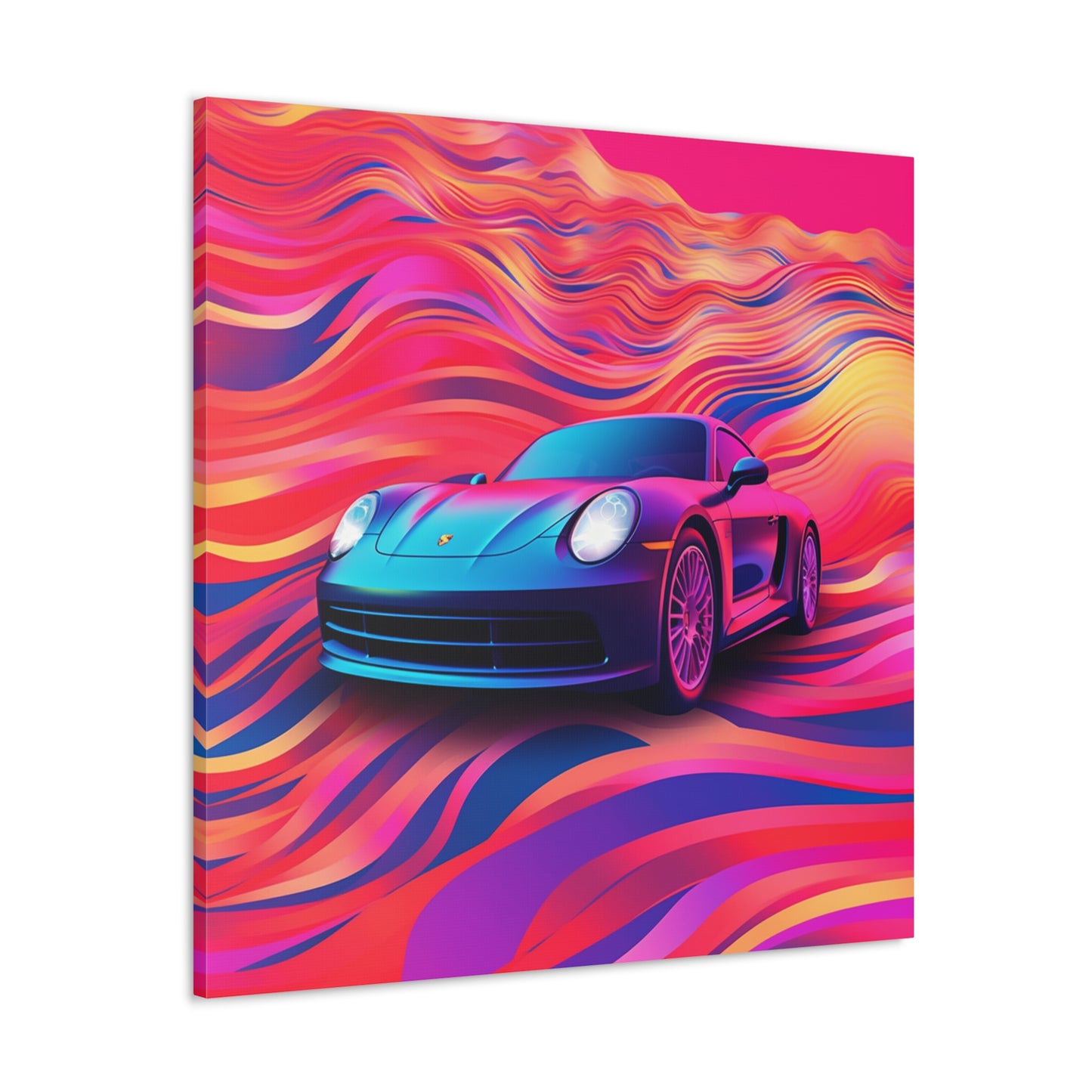 Canvas Gallery Wraps Porsche Water Fusion 3